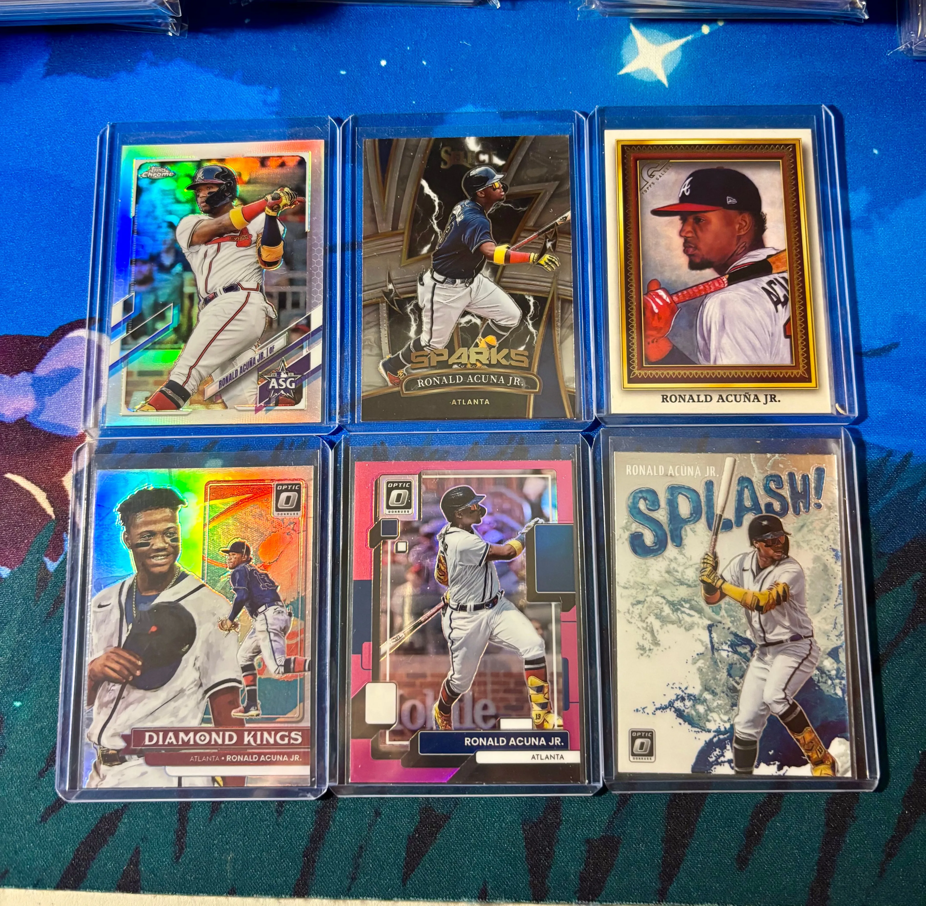 Product image for Ronald Acuna Jr Baseball Cards Lot x6