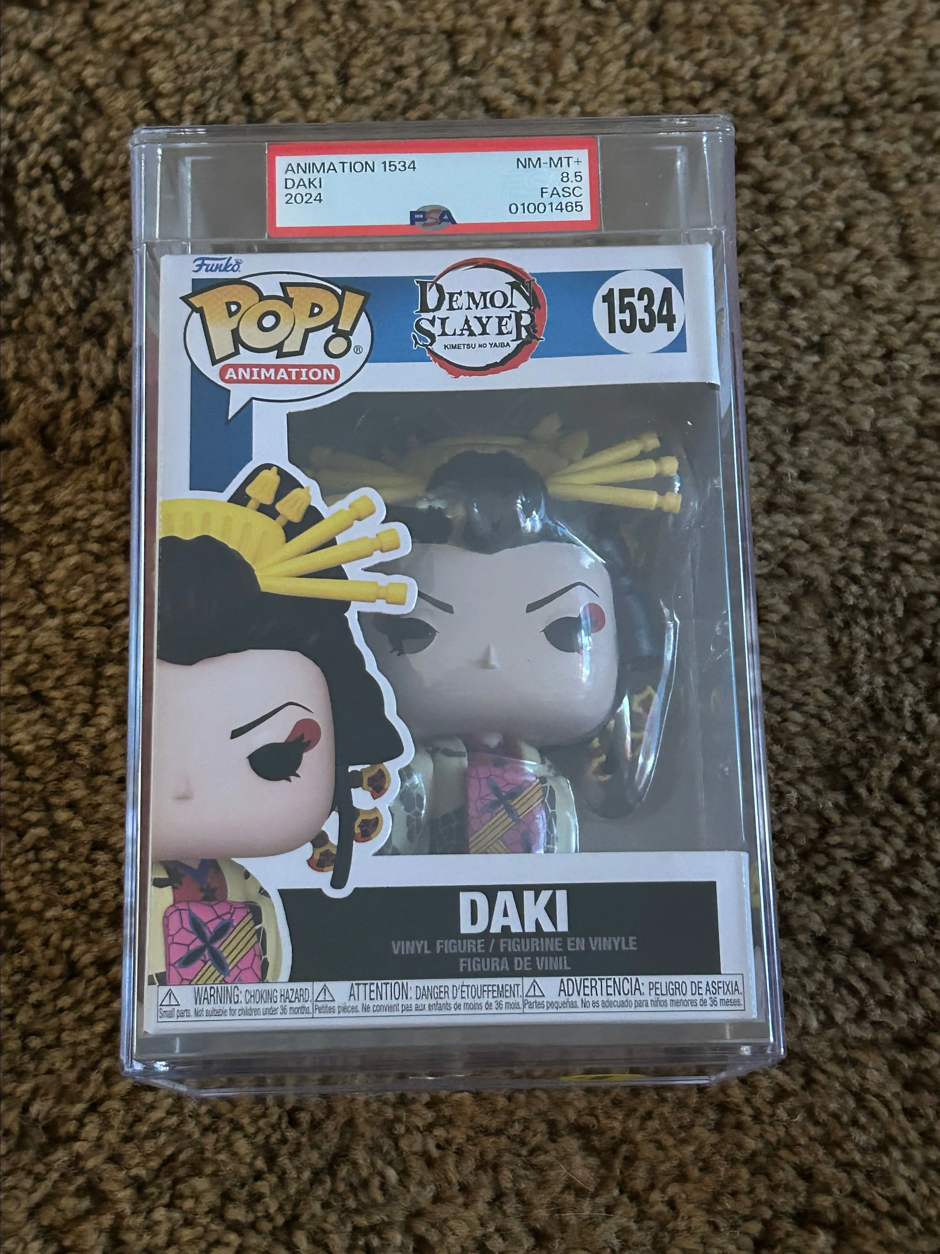 Product image for Funko POP: Demon Slayer - Daki | PSA Graded 8.5
