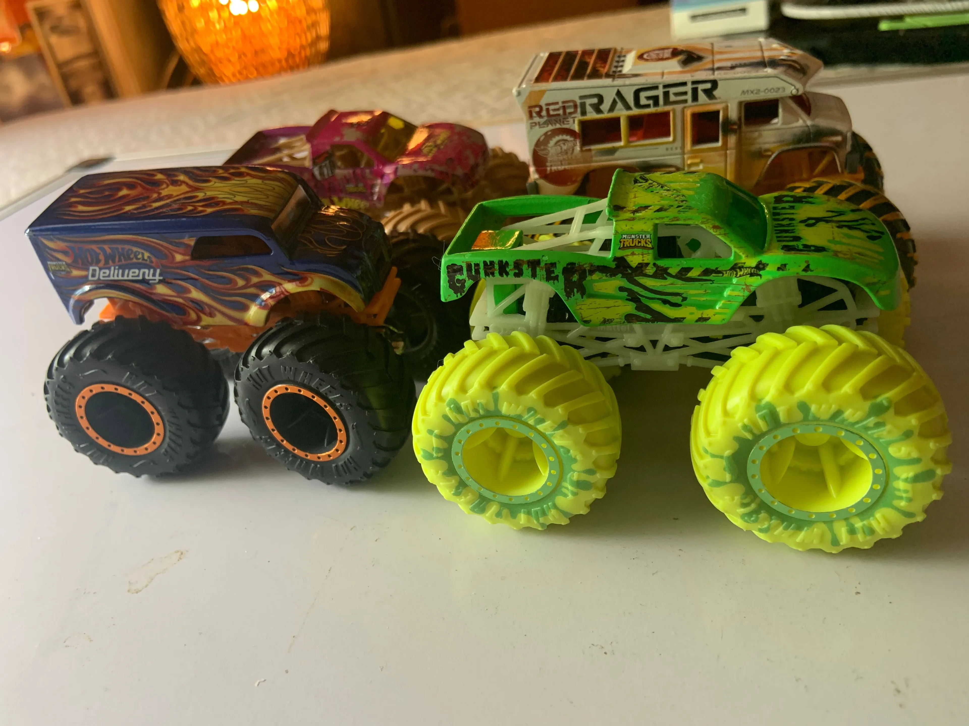 Product image for Hot wheels Monster truck bundle of four