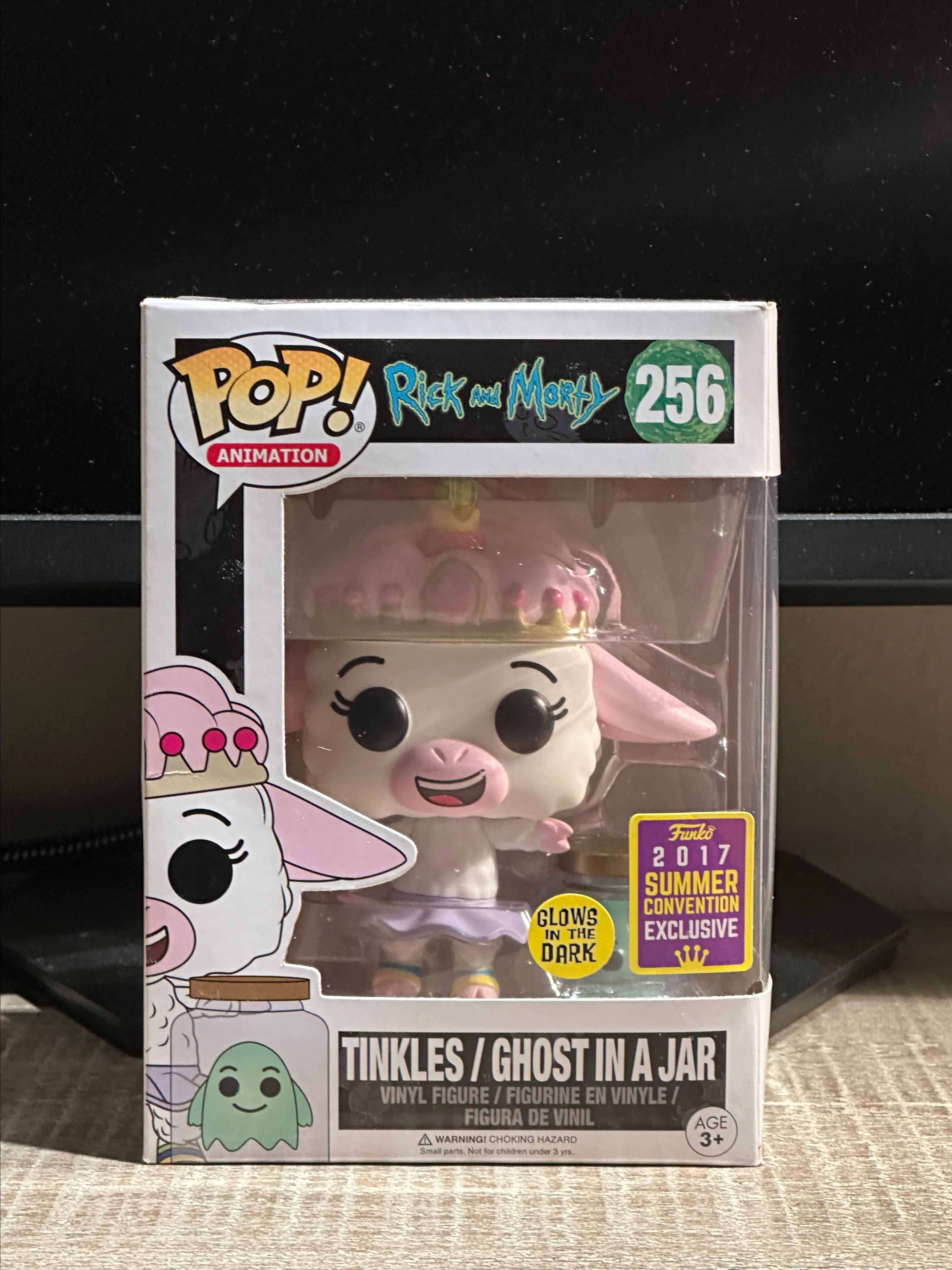 Product image for Rick and Morty - Tinkles/Ghost in a Jar 256 with Pop Protector