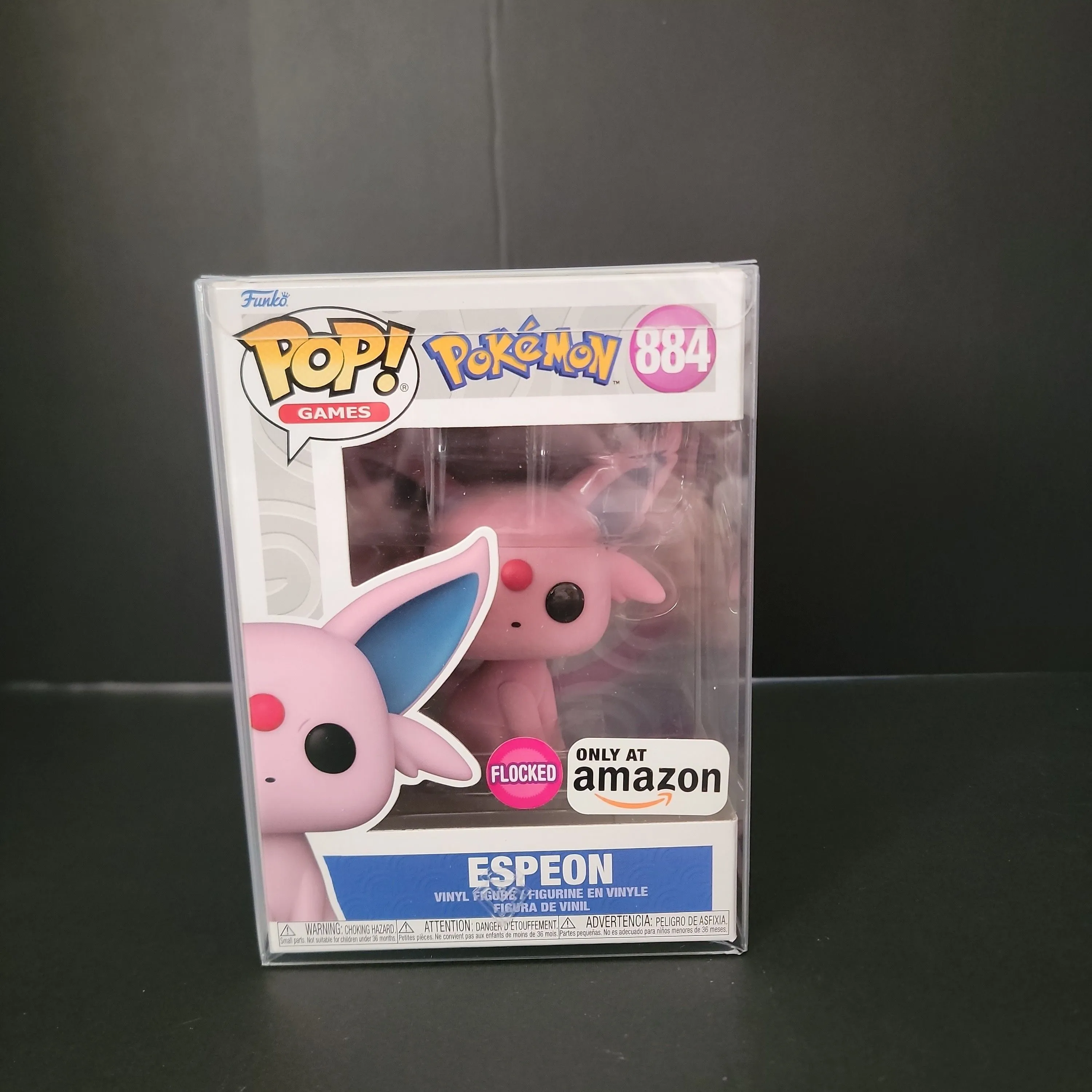 Product image for Pokemon Espeon Flocked #884 Amazon Exclusive 