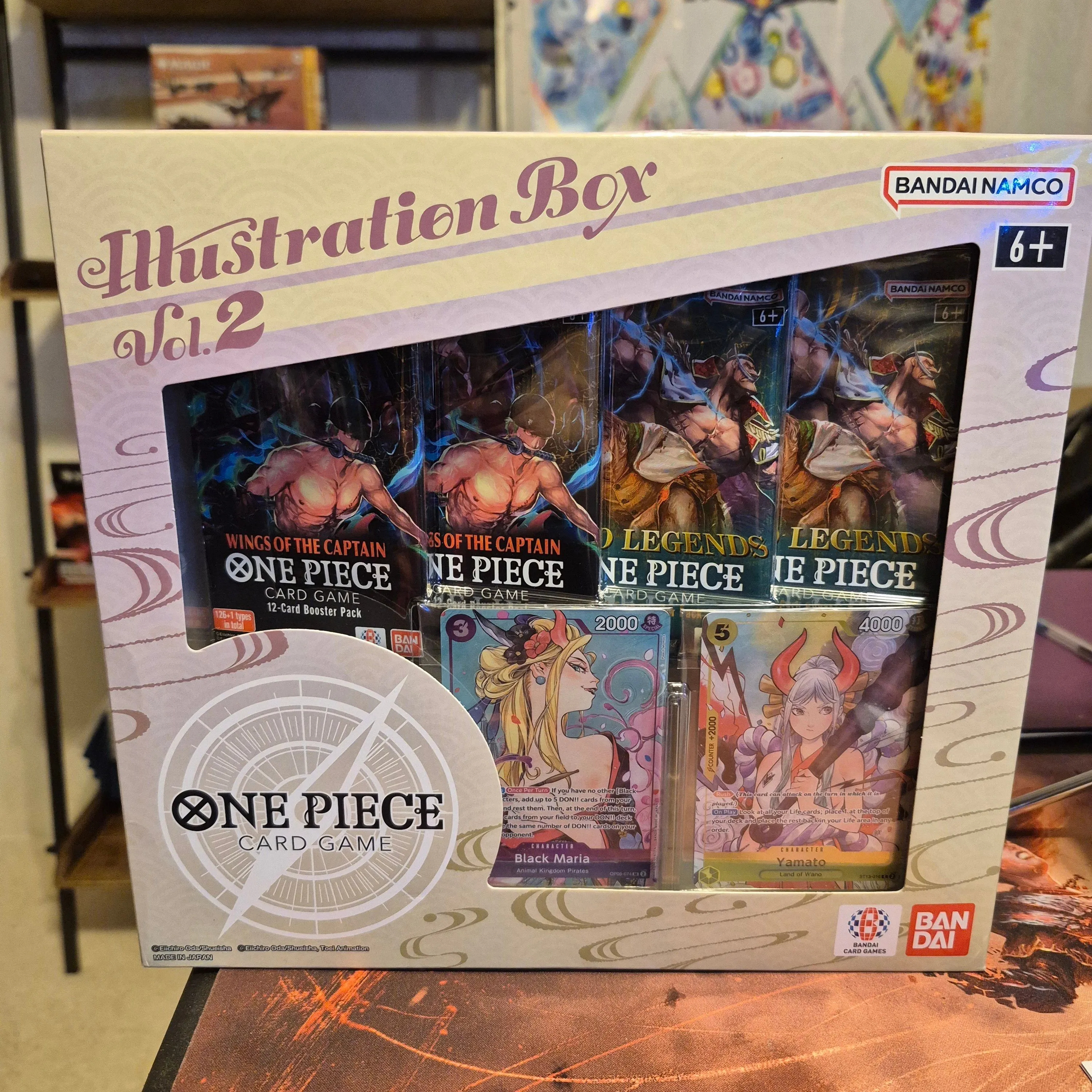 paralyzed in pokemon card game One Piece TCG: Illustration Box Volume 1 main image 1