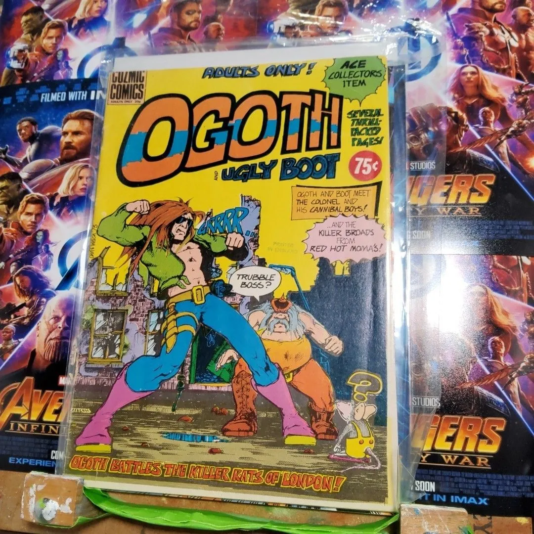 Product image for This rare issue of Ogoth & Ugly Boot (NASTY TALES) from Chris Welch and Mick Farren, published by Co