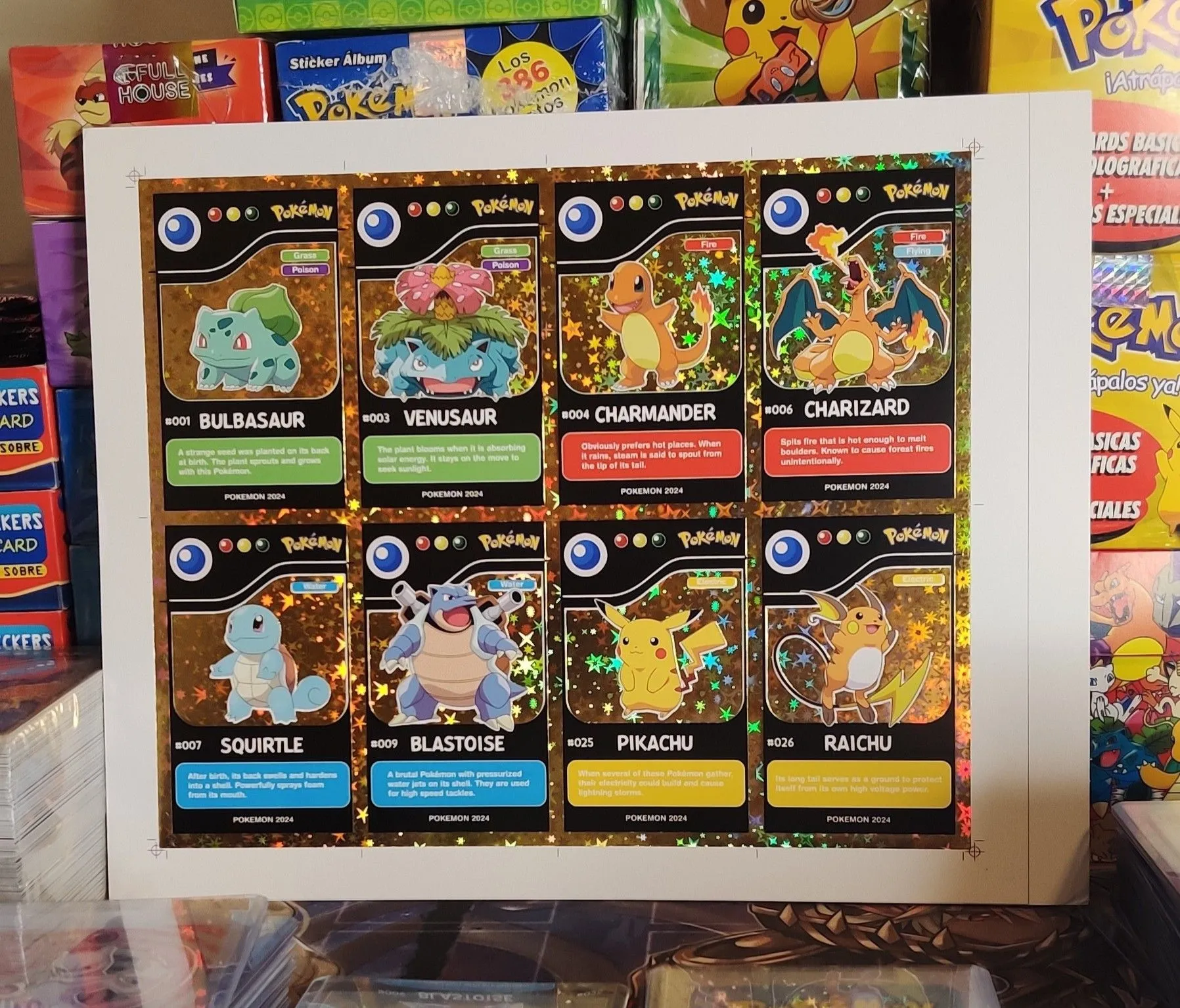 pokemon card sheet Amazon.com : 20 Pack 360 Pockets Black Trading Card Sleeves Binder Sheets,  Double Sided Thicken Game Card Sleeves for 3 Ring Binder, 9 Pocket Side  Loading Page Protector for MTG, Yugioh, Game,