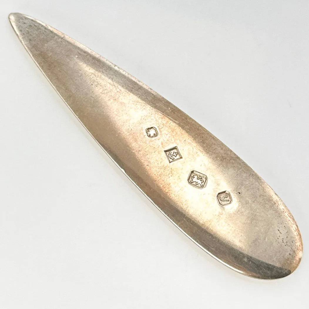 Product image for Vintage Signed Asprey and Co. 1986 Birmingham, Sterling Silver Letter Opener 4 1/4" x 3/4" (38.13g)