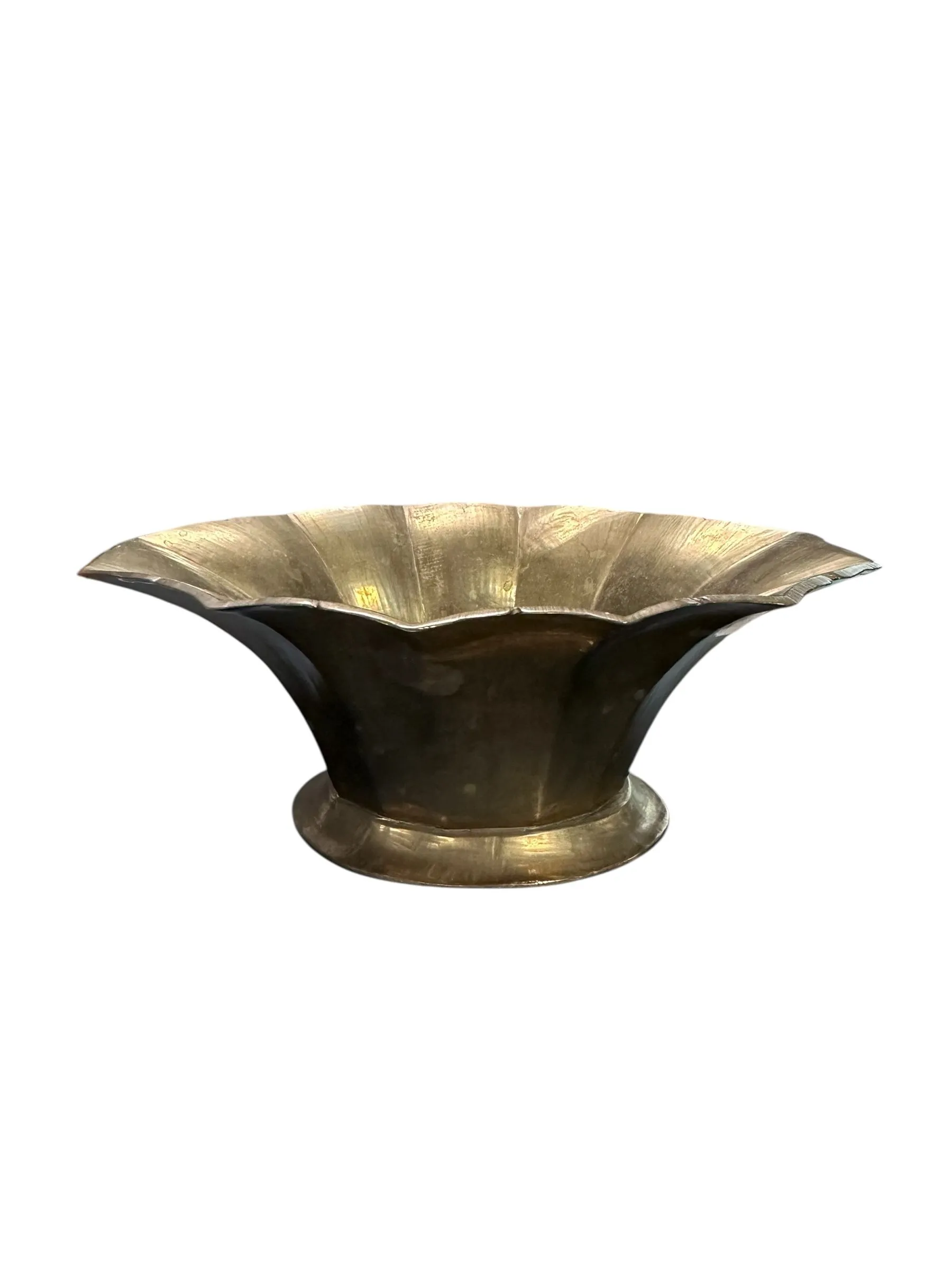 Product image for #109 Vintage Brass Planter