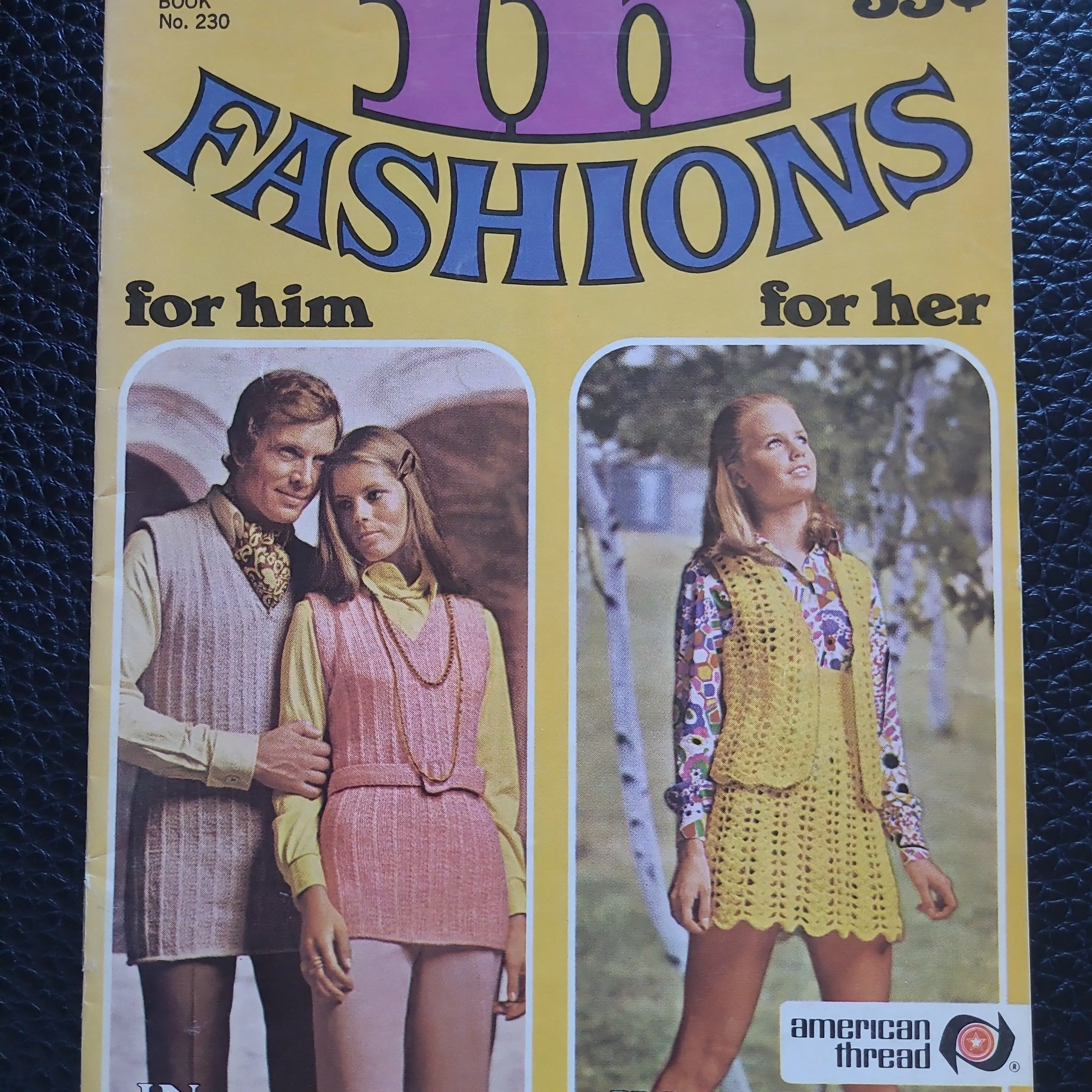 Product image for vintage crochet and knit pattern booklet. clothing, dress, scarf patterns