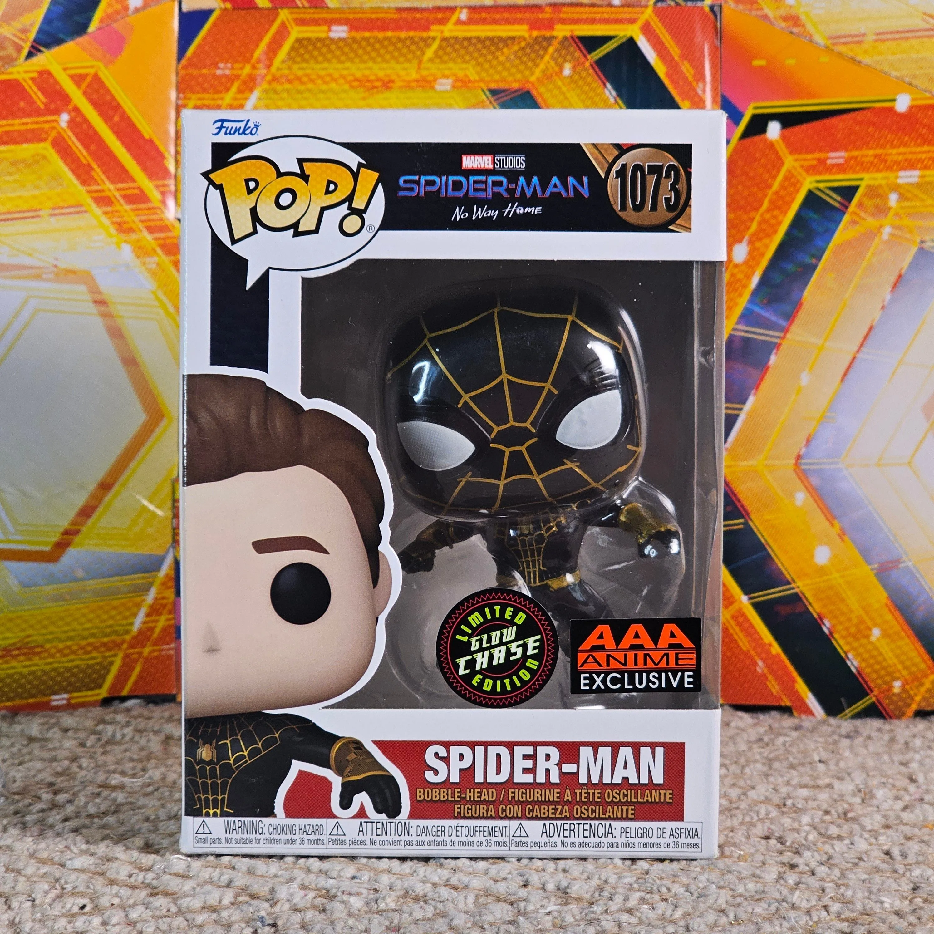 Product image for Spider-Man #1073 No Way Home AAA Anime Exclusive GITD Chase
