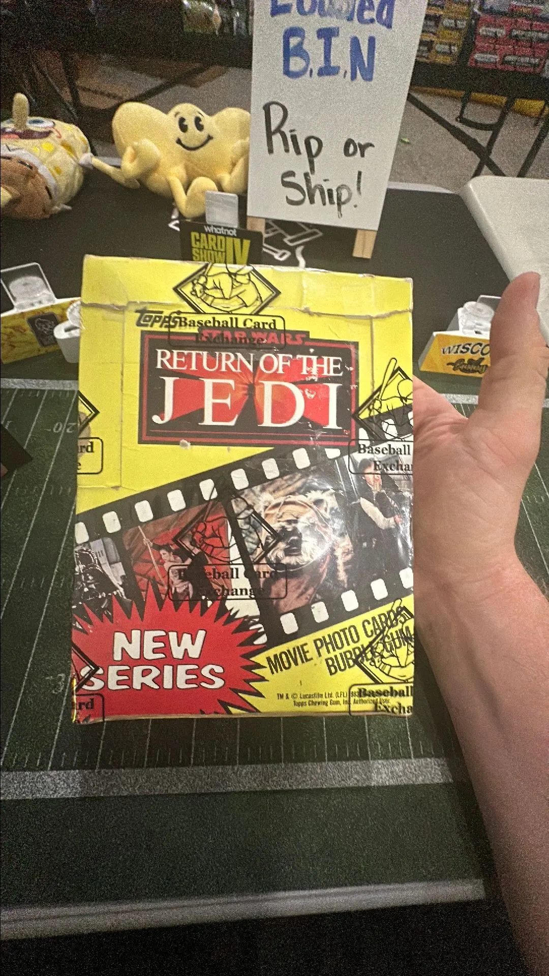 Product image for ( 1 ) 1983 Topps Return Of The Jedi Star Wars Original  Hobby Sealed BBCE Cert /COA