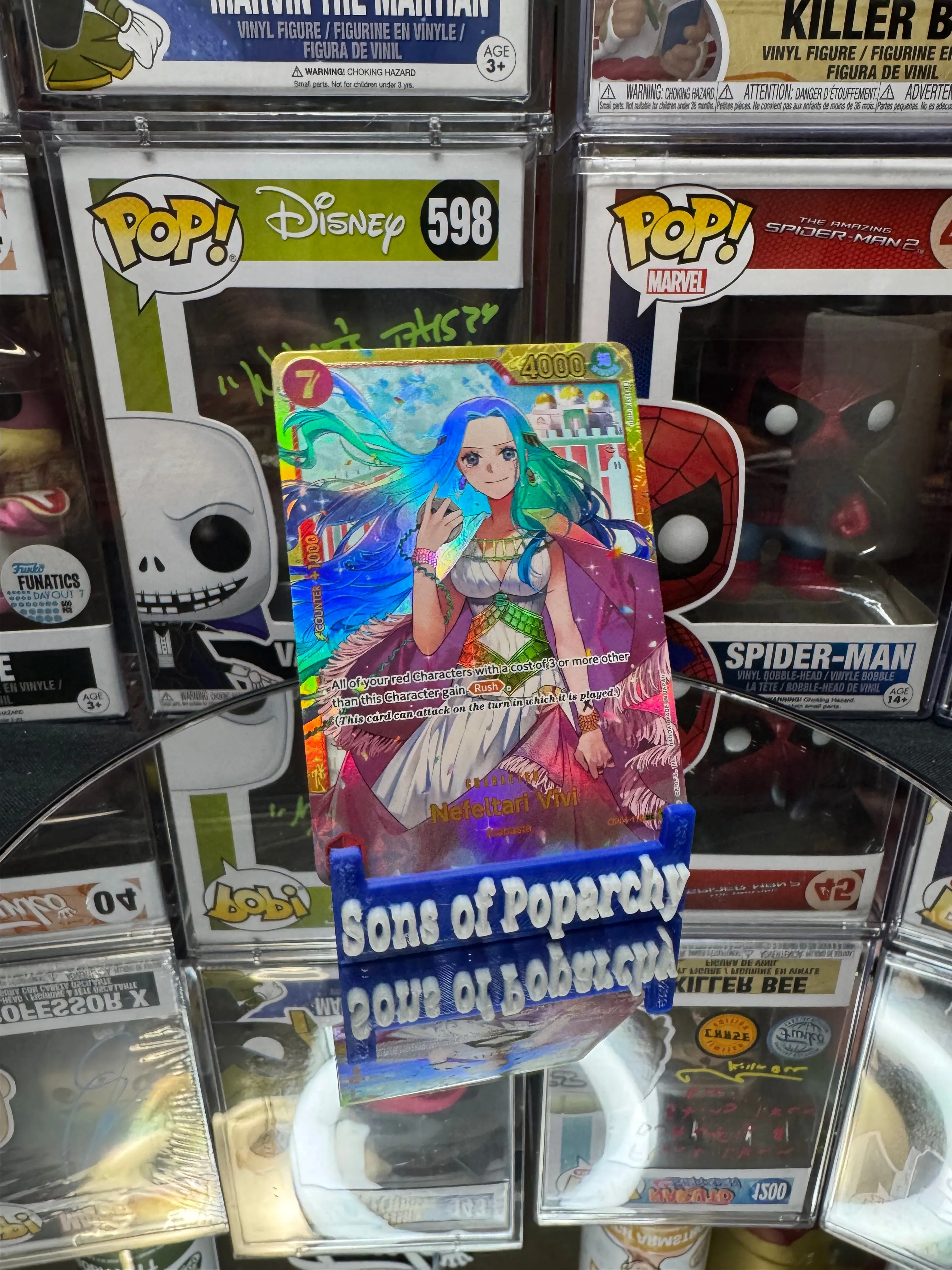 Nefeltari Vivi - One Piece Card Game - Secret Rare - OP04-118 Kingdom Of  Intrigue + Top Loader  Whatnot: Shop, Sell, Connect