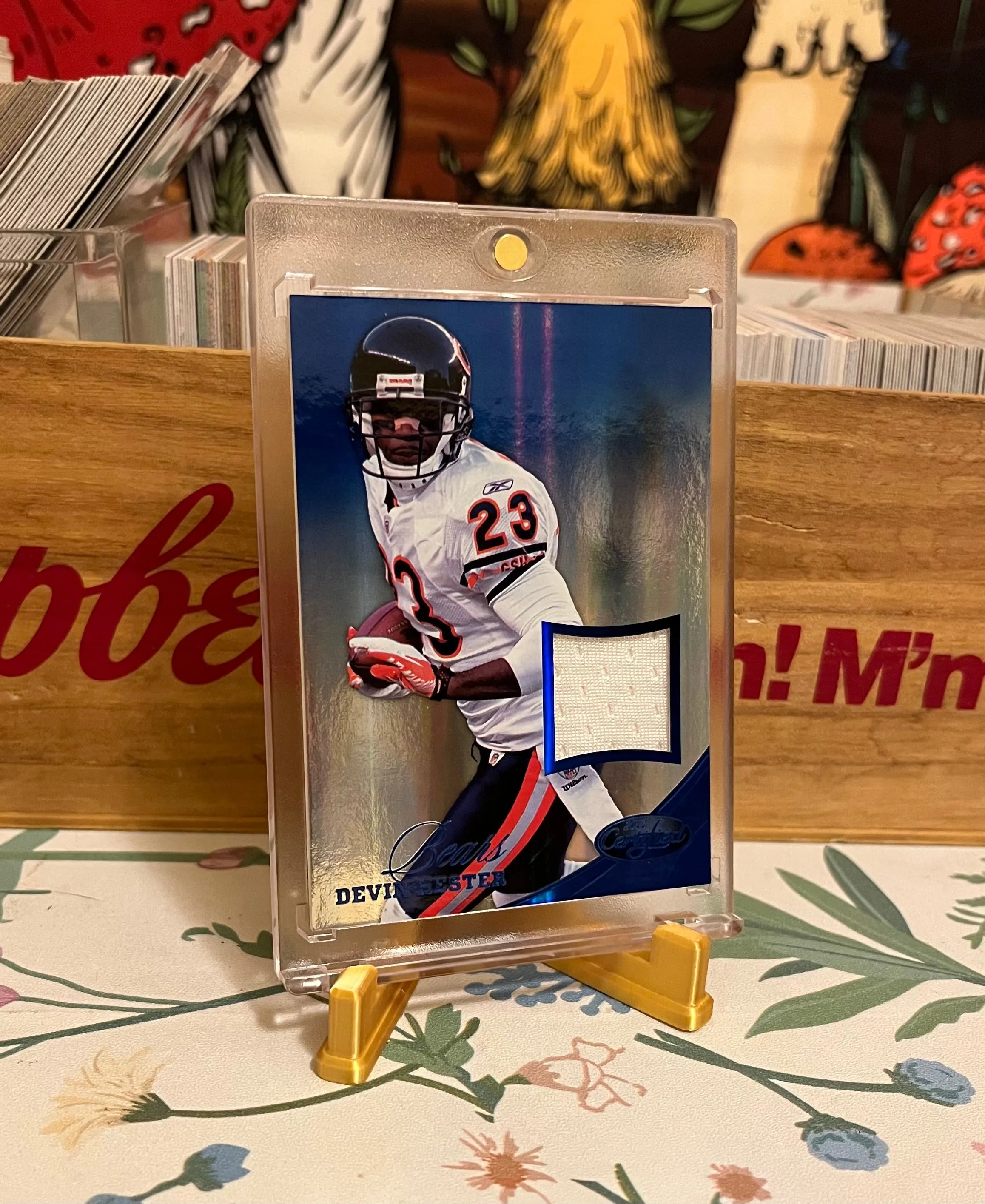 Product image for 2012 Panini Certified #56 Devin Hester Mirror Blue Materials /49