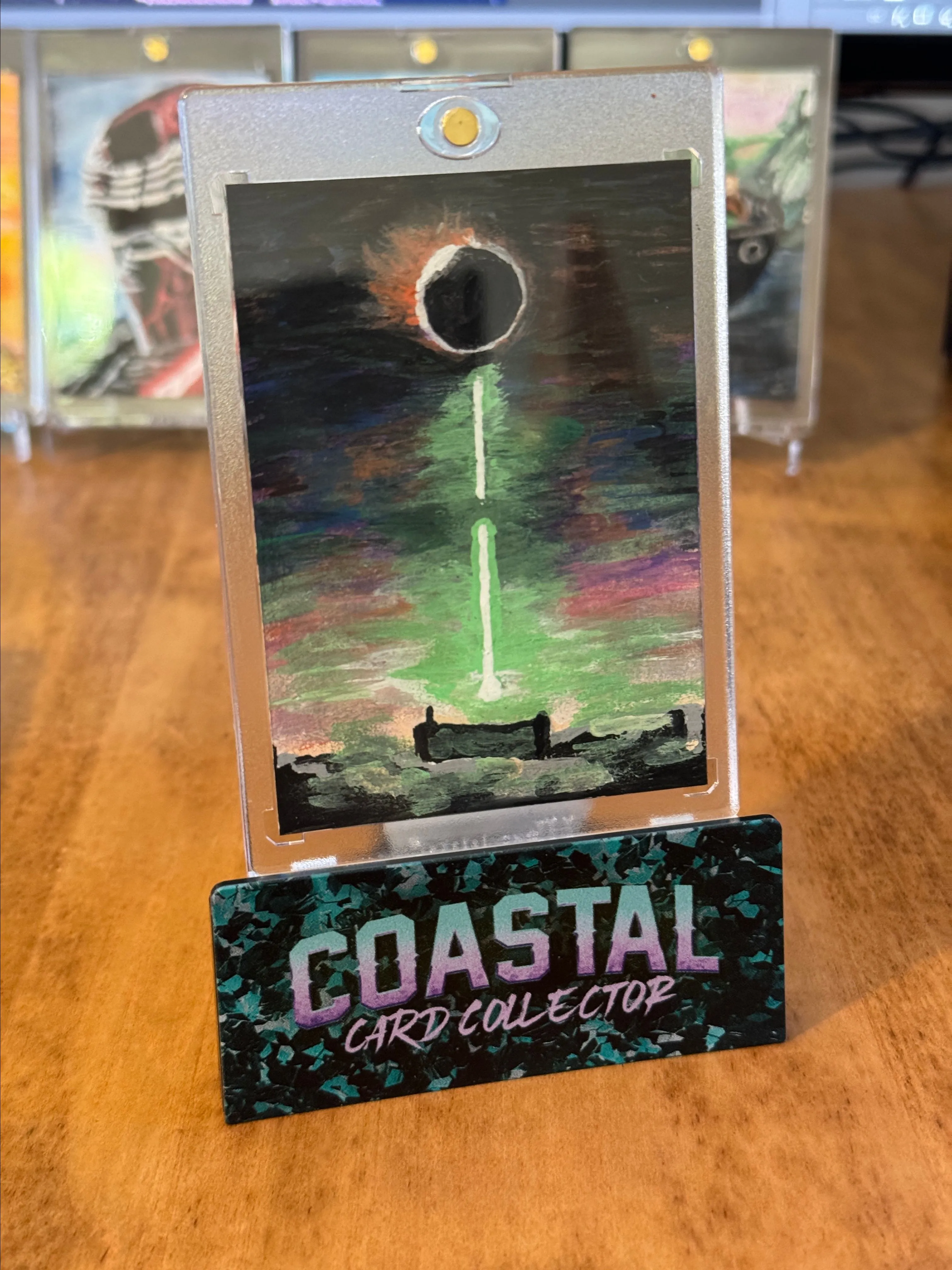 Product image for Coastal Card Collector Stand-up Display/ Card Stand