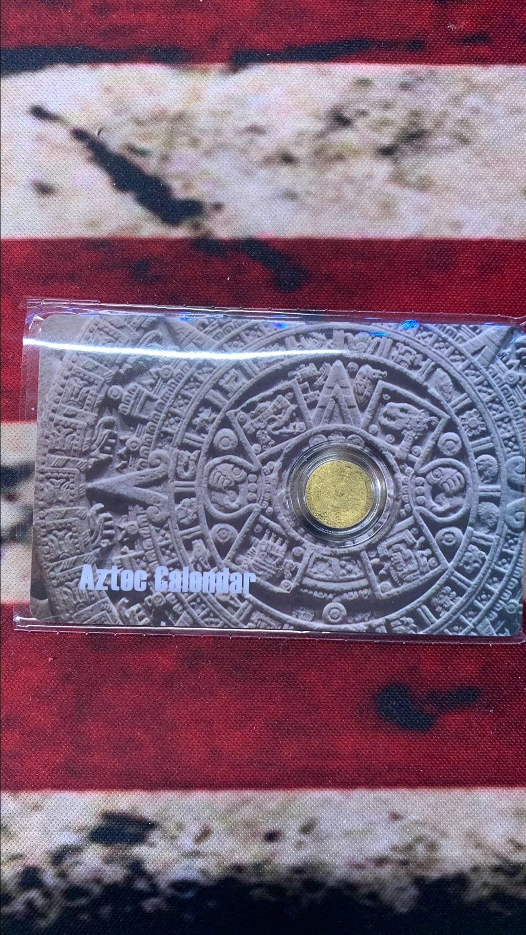 Product image for 2025 NIUE 50 cents .9999 gold 1/1000 troy oz. Aztec Calendar only 9,999 minted