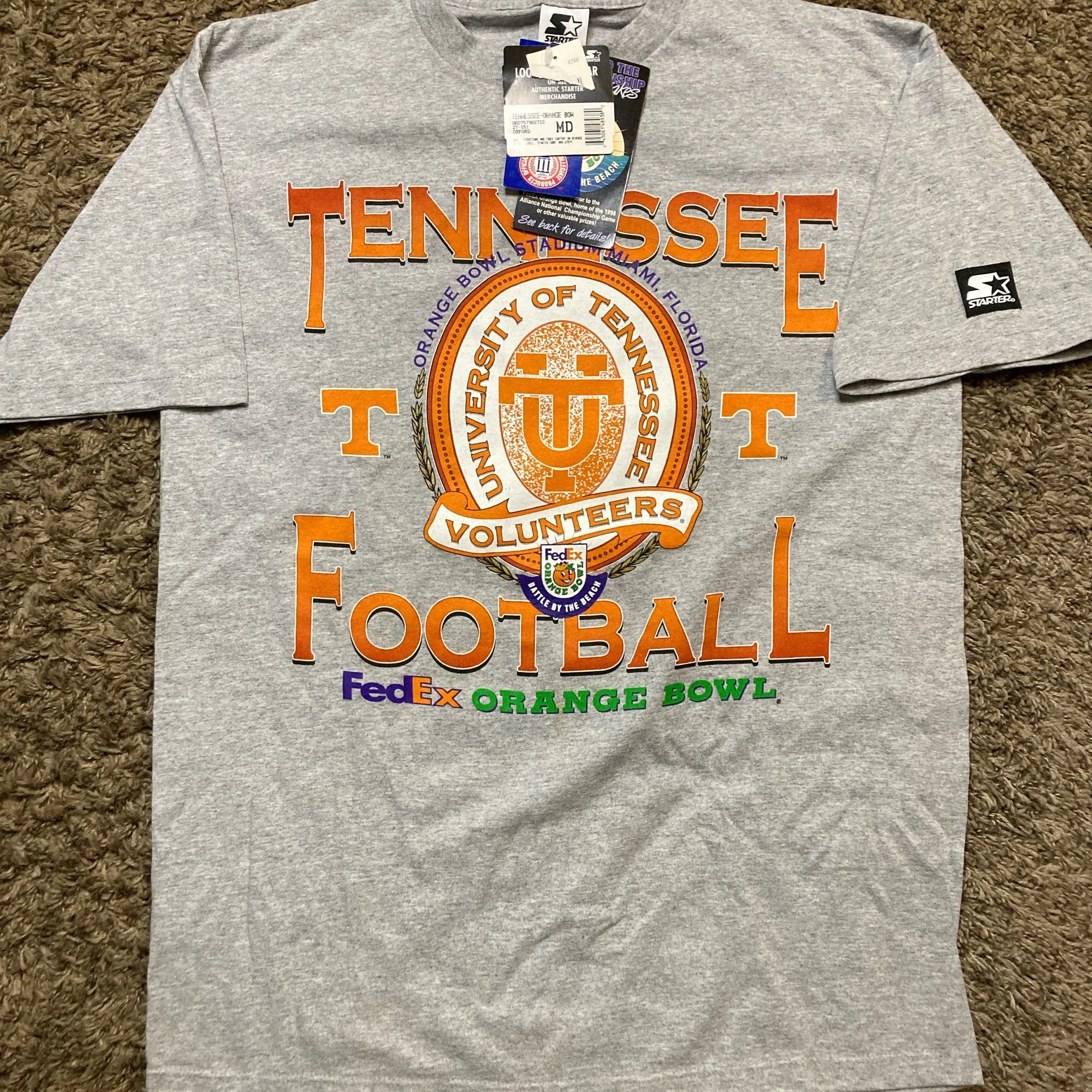 Tennessee Volunteers Starter FedEx Orange Bowl Shirt · Whatnot