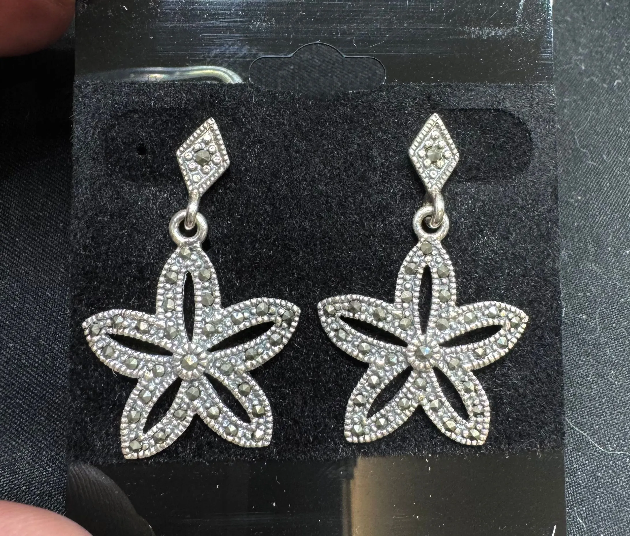 Product image for Flower dangle earrings