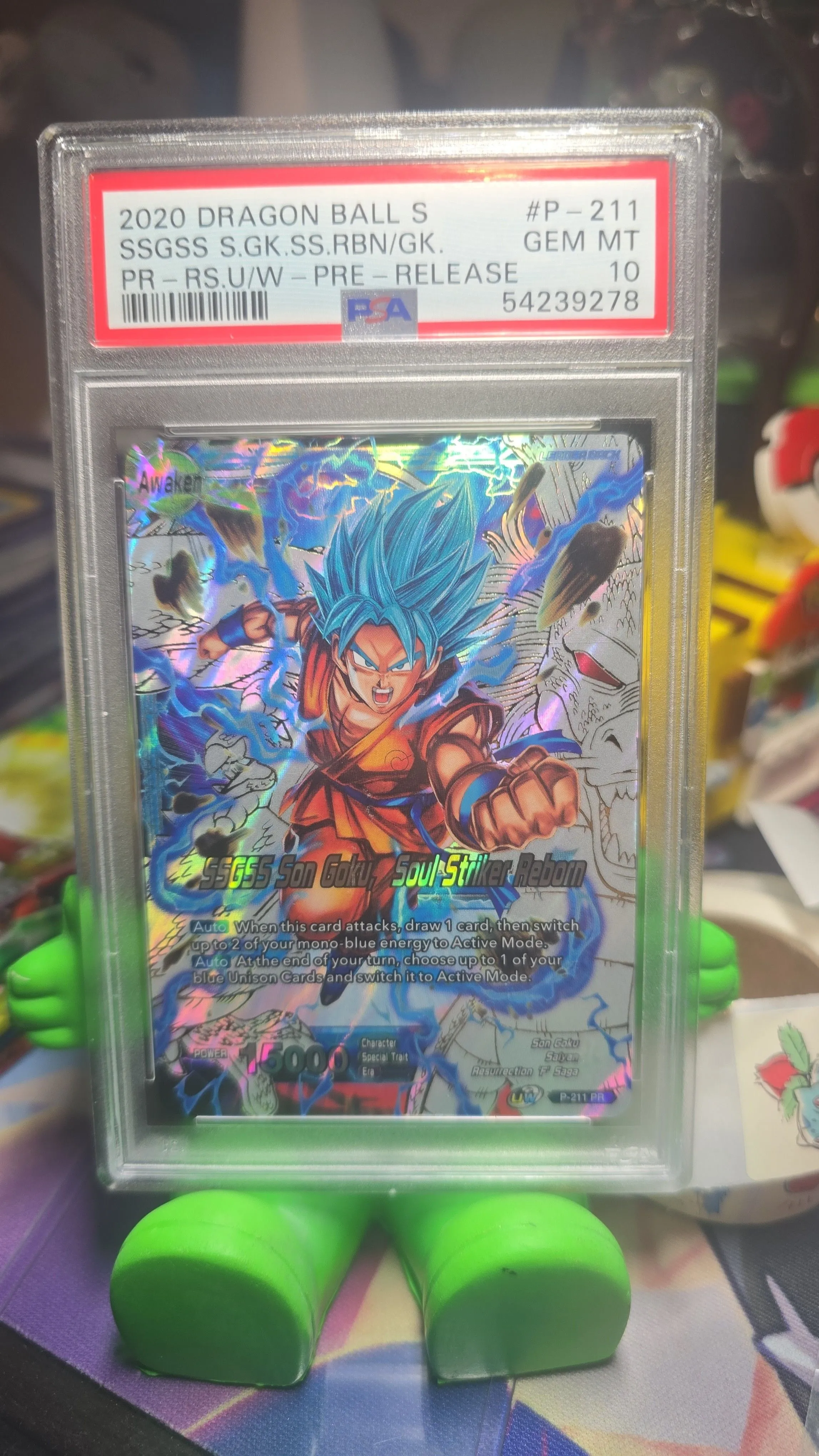 Product image for PSA 10 SSGSS Son Goku Soul Striker Reborn Pre-Release