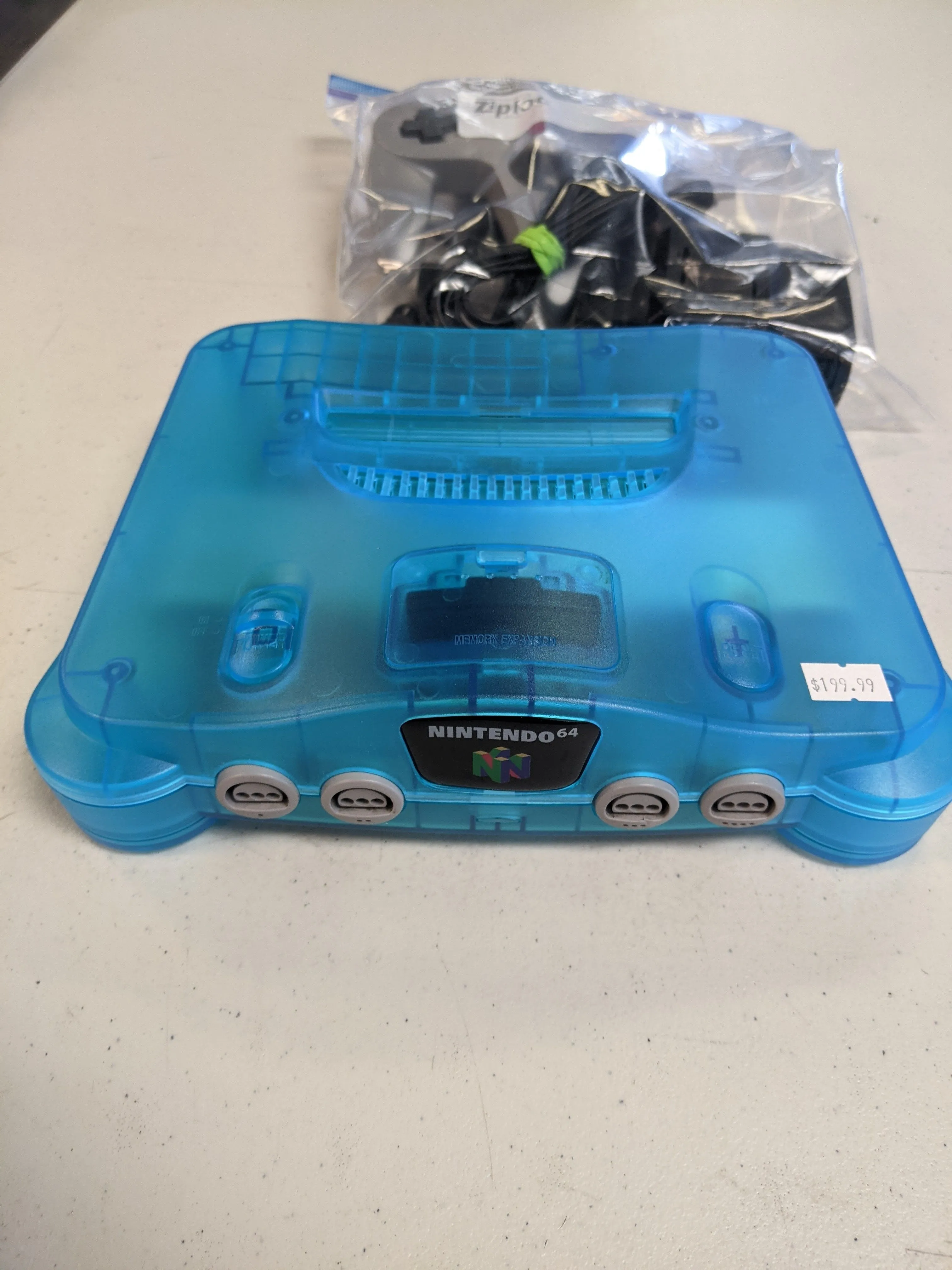 Product image for N64 Ice Blue System