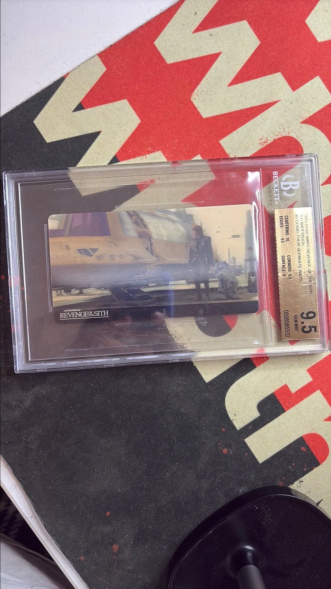 Product image for 2015 Revenge Of The Sith 3-D Widevision Going Their Separate Ways BGS 9.5