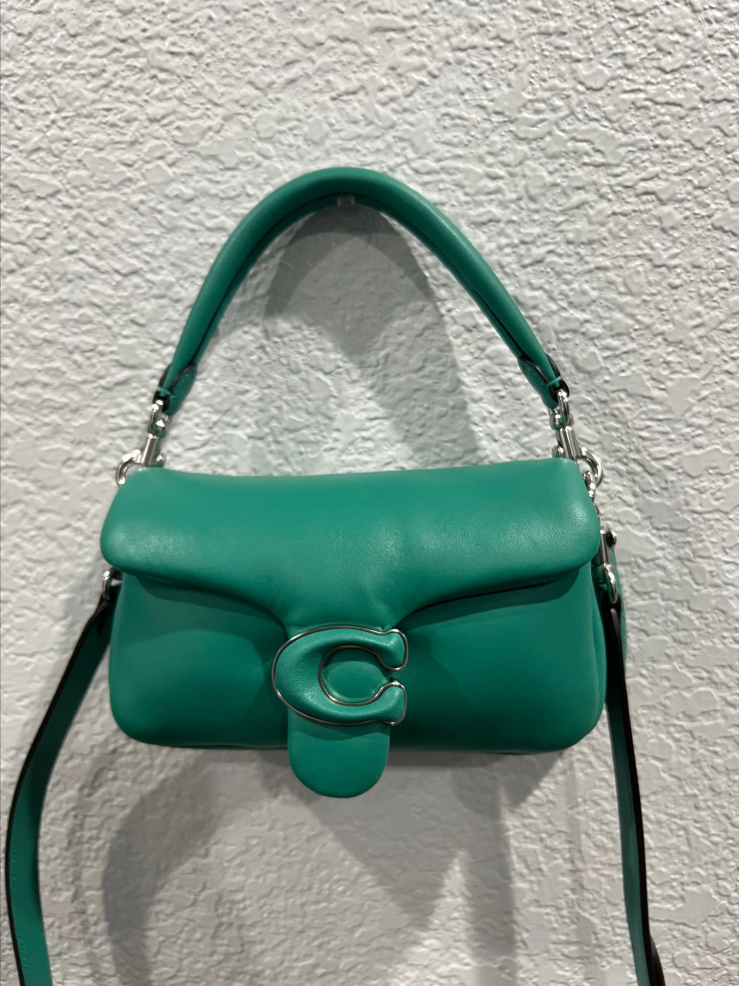 Product image for Coach pillow tabby bag in green