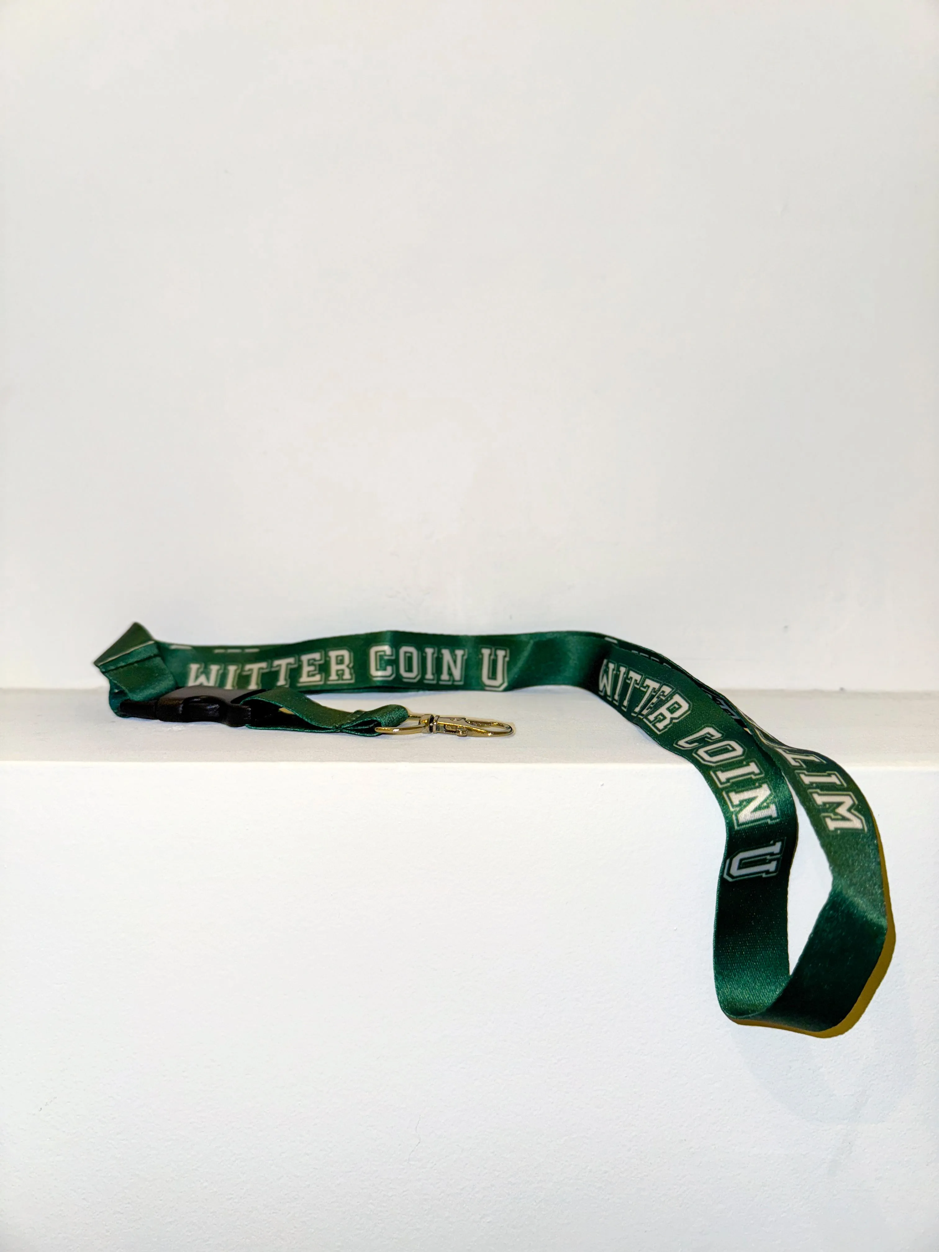 Product image for Witter Coin U Forest Green Key & Coin Loop Lanyard