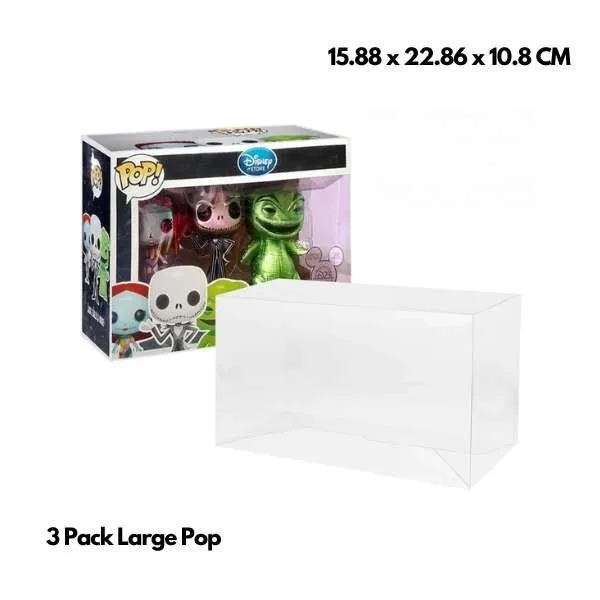 Product image for Pop Protector voor 3 Pack Large Pop 15.88 x 22.86 x 10.8 CM [0.5mm]