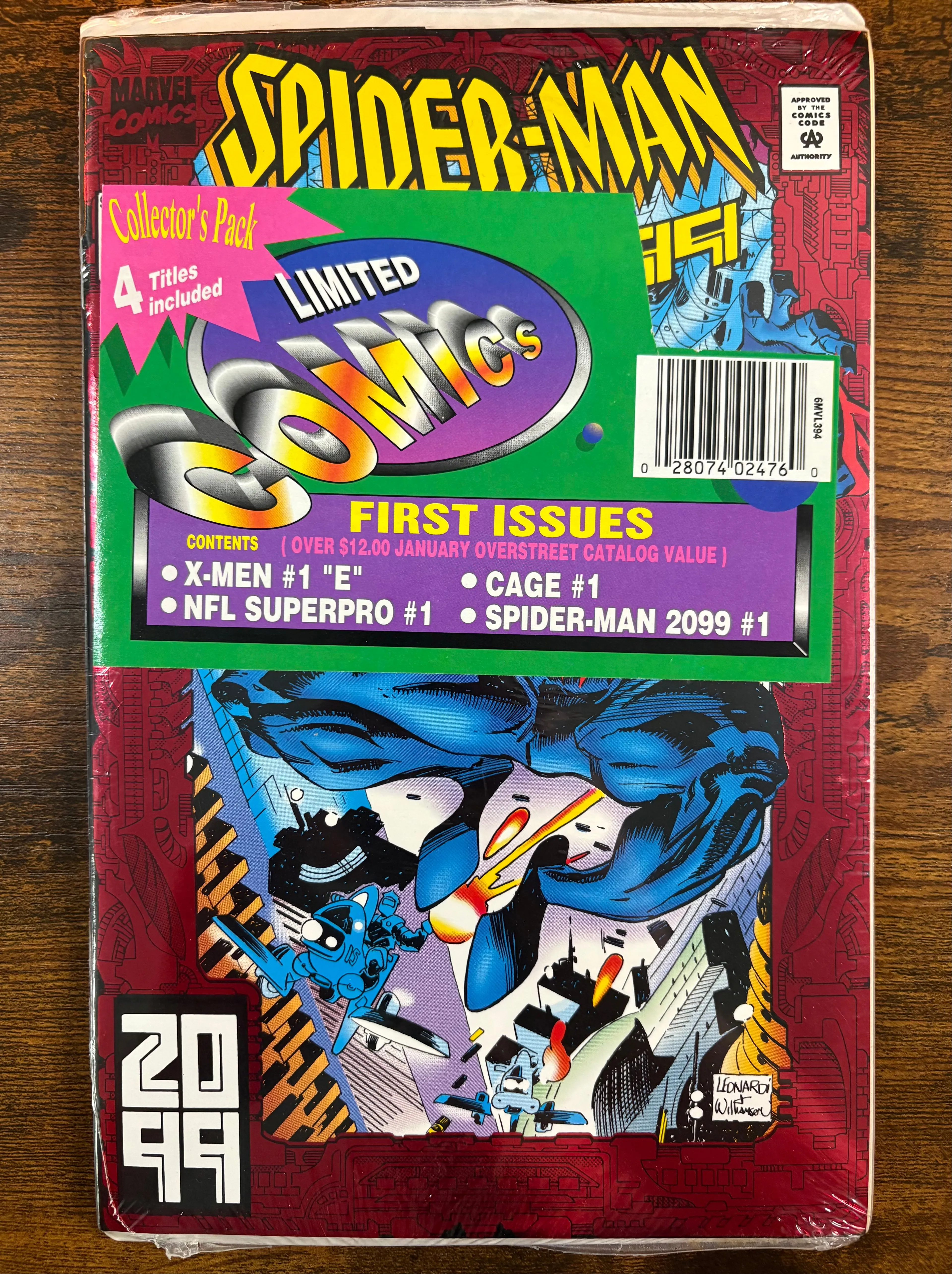 Product image for Spider-Man 2099 Sealed Collector's Pack (1993)