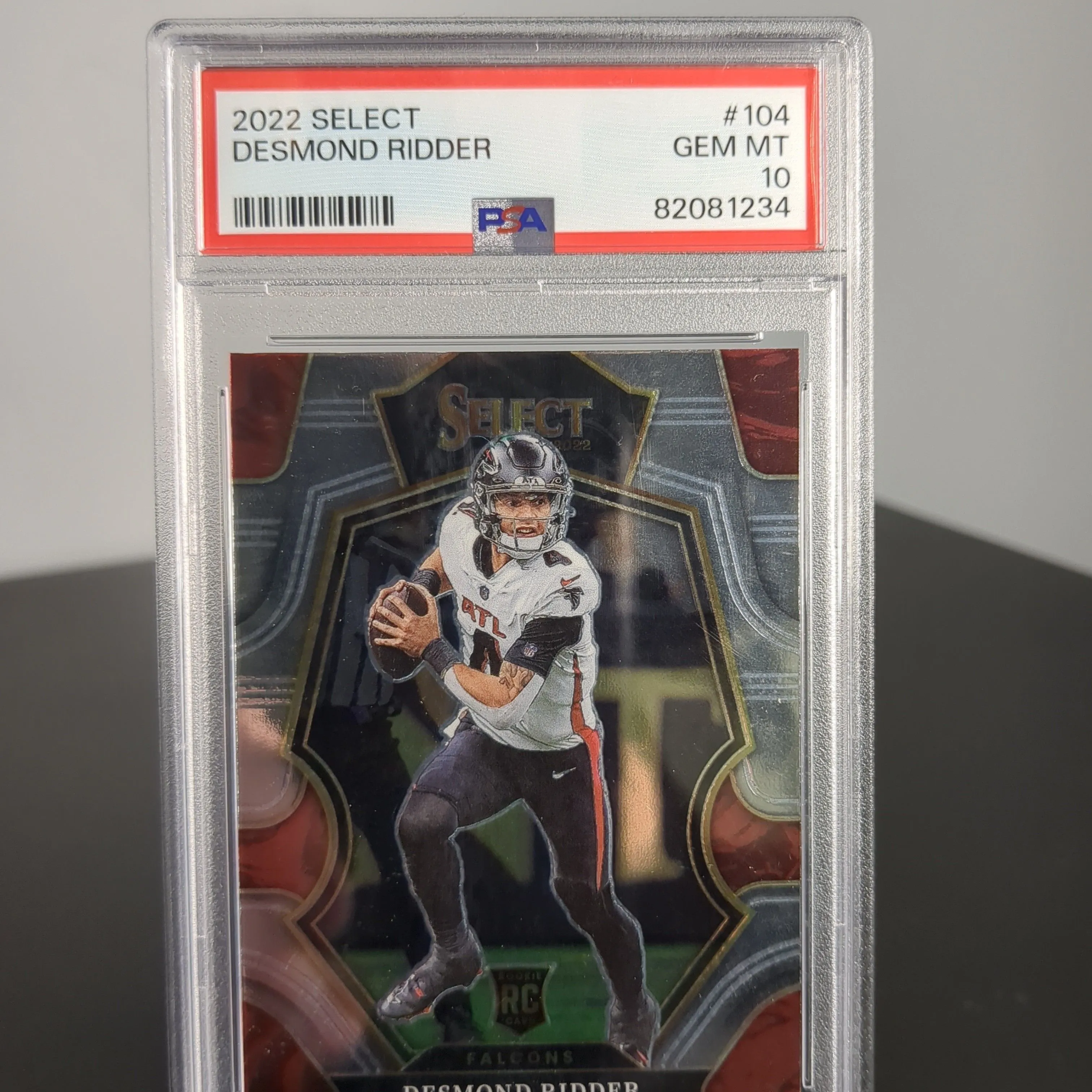 Product image for 2022 Panini Select Desmond Ridder 104  PSA GEM MT 10