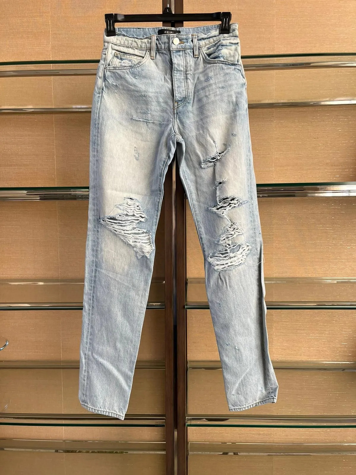 Product image for Amiri Destroyed Slouch Jeans Denim BNWT 28 & 29 & 31 & 38