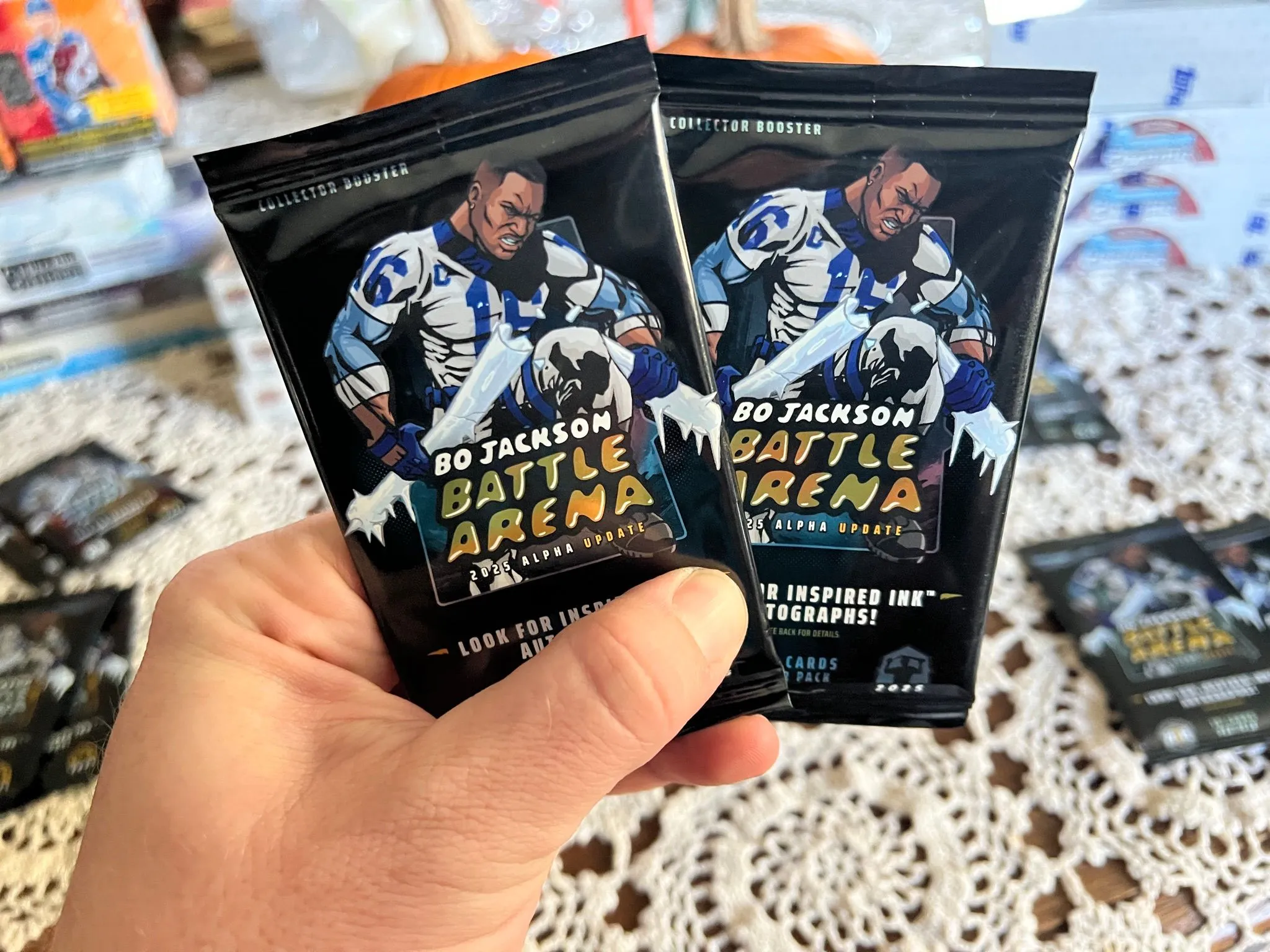 2)Bo Jackson Battle Arena Alpha Update Collector Booster Packs  Whatnot:  Shop, Sell, Connect