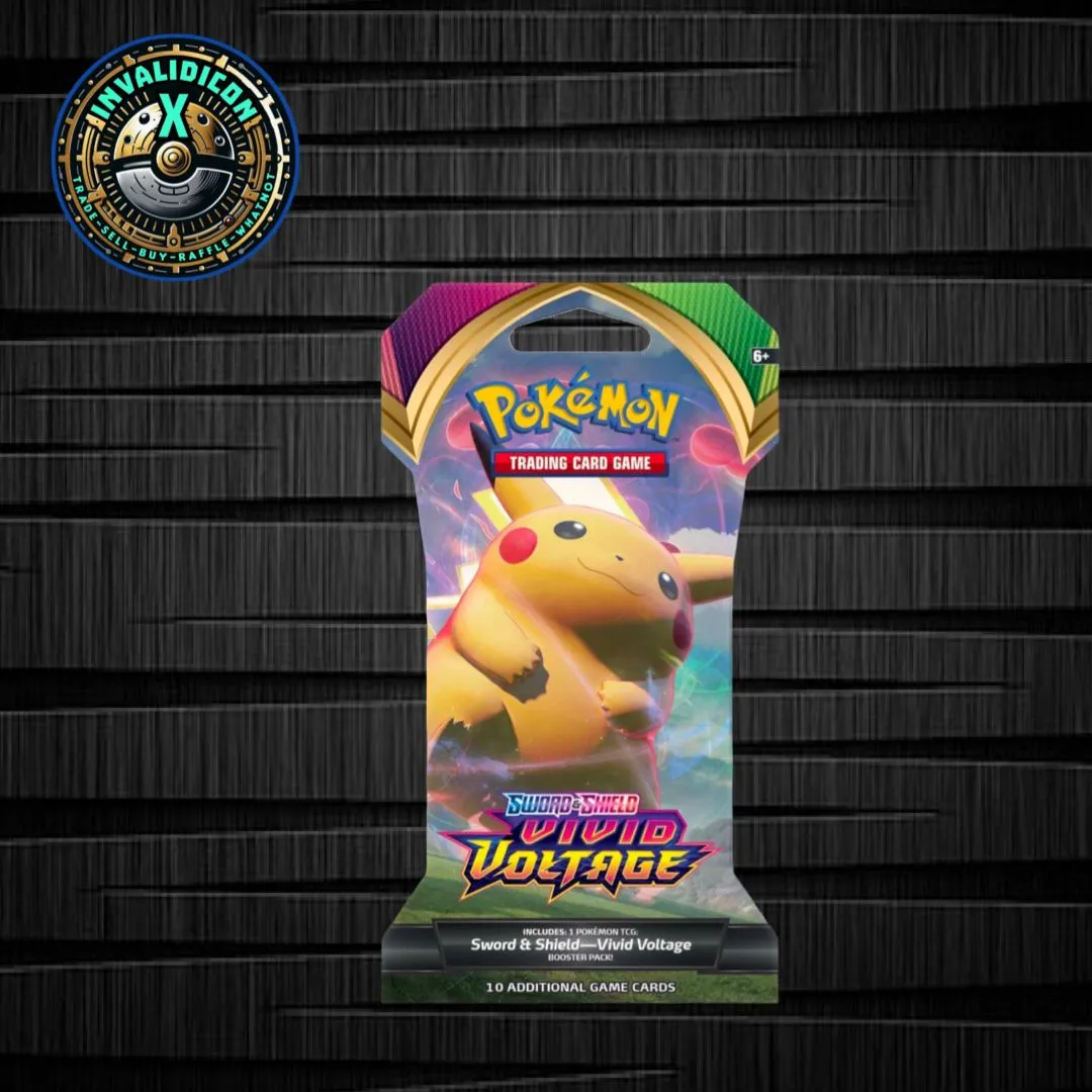 Vivid Voltage Sleeved Booster pack x 1  Whatnot: Shop, Sell, Connect