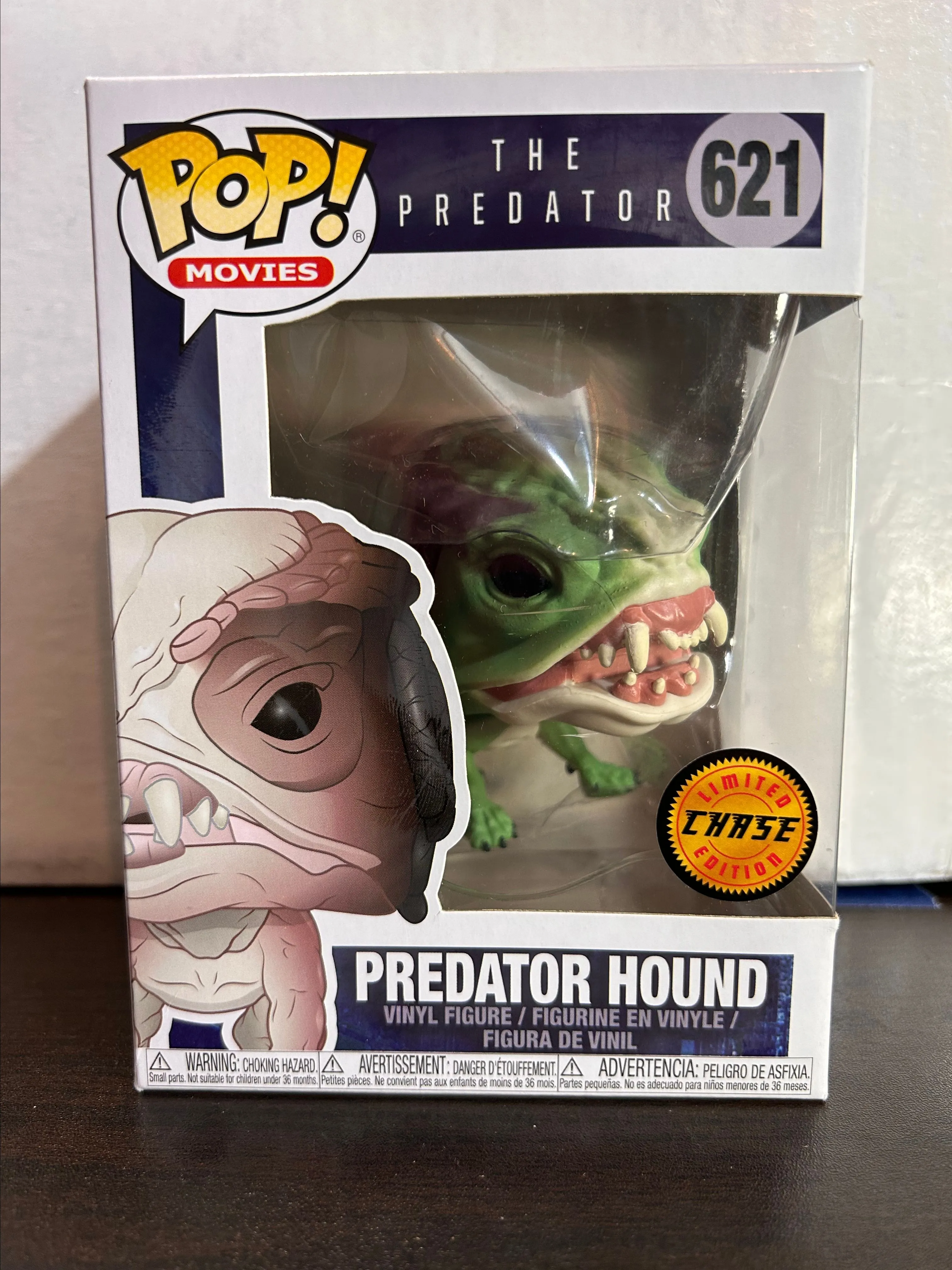 Product image for Predator Hound LE Chase The Predator Movies Funko Pop 622 With Protector