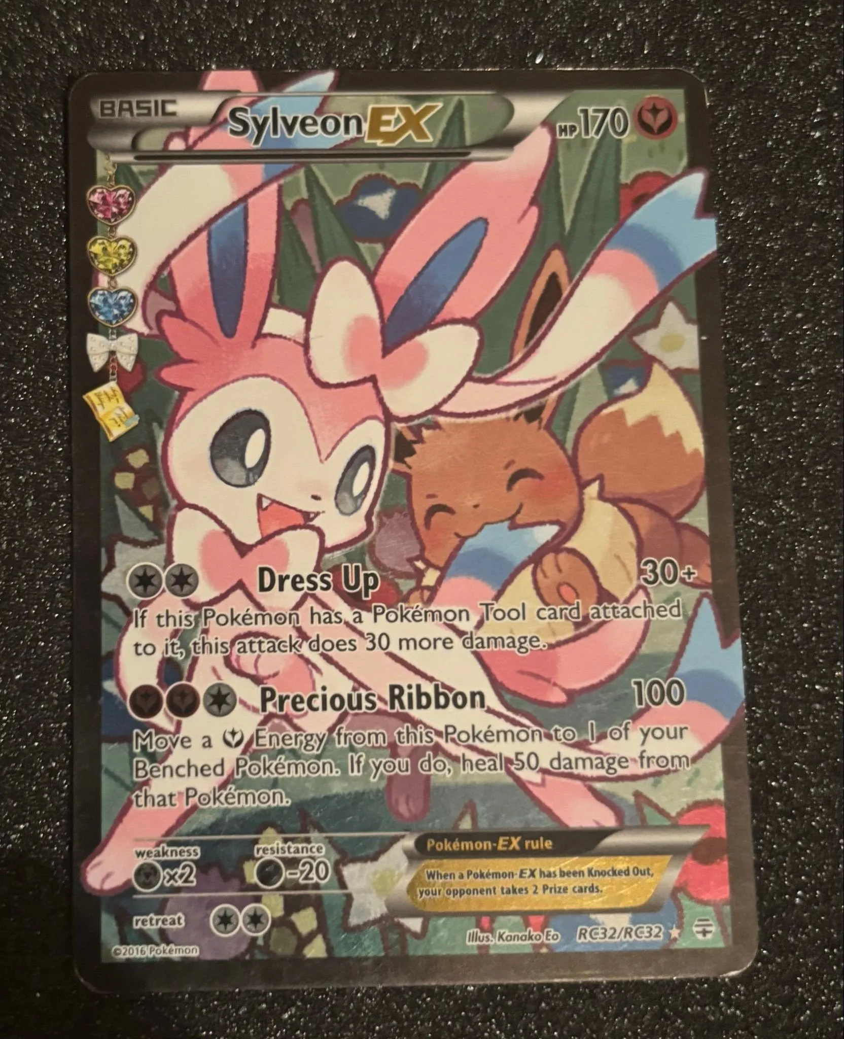 Pokemon X & Y Generations Radiant Collection Ultra Rare Sylveon EX RC32 [[Lightly Played]]