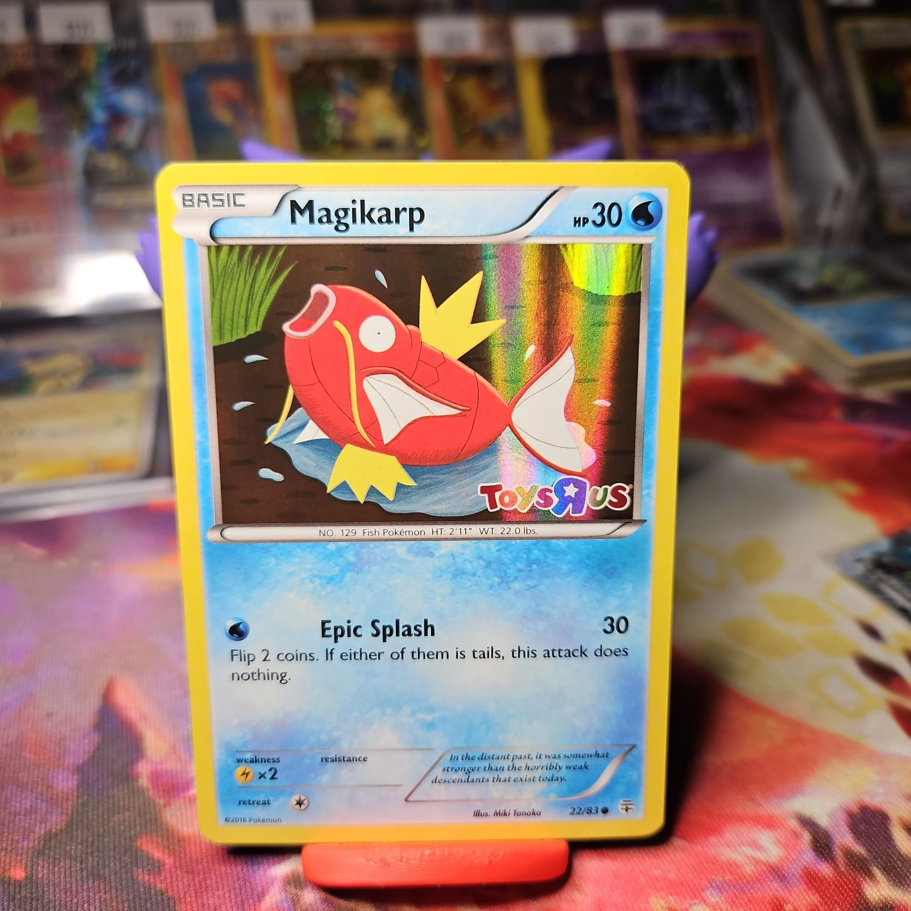 MAGIKARP Holo Toys R Us Stamped Promo 2016 Pokémon XY Generations
