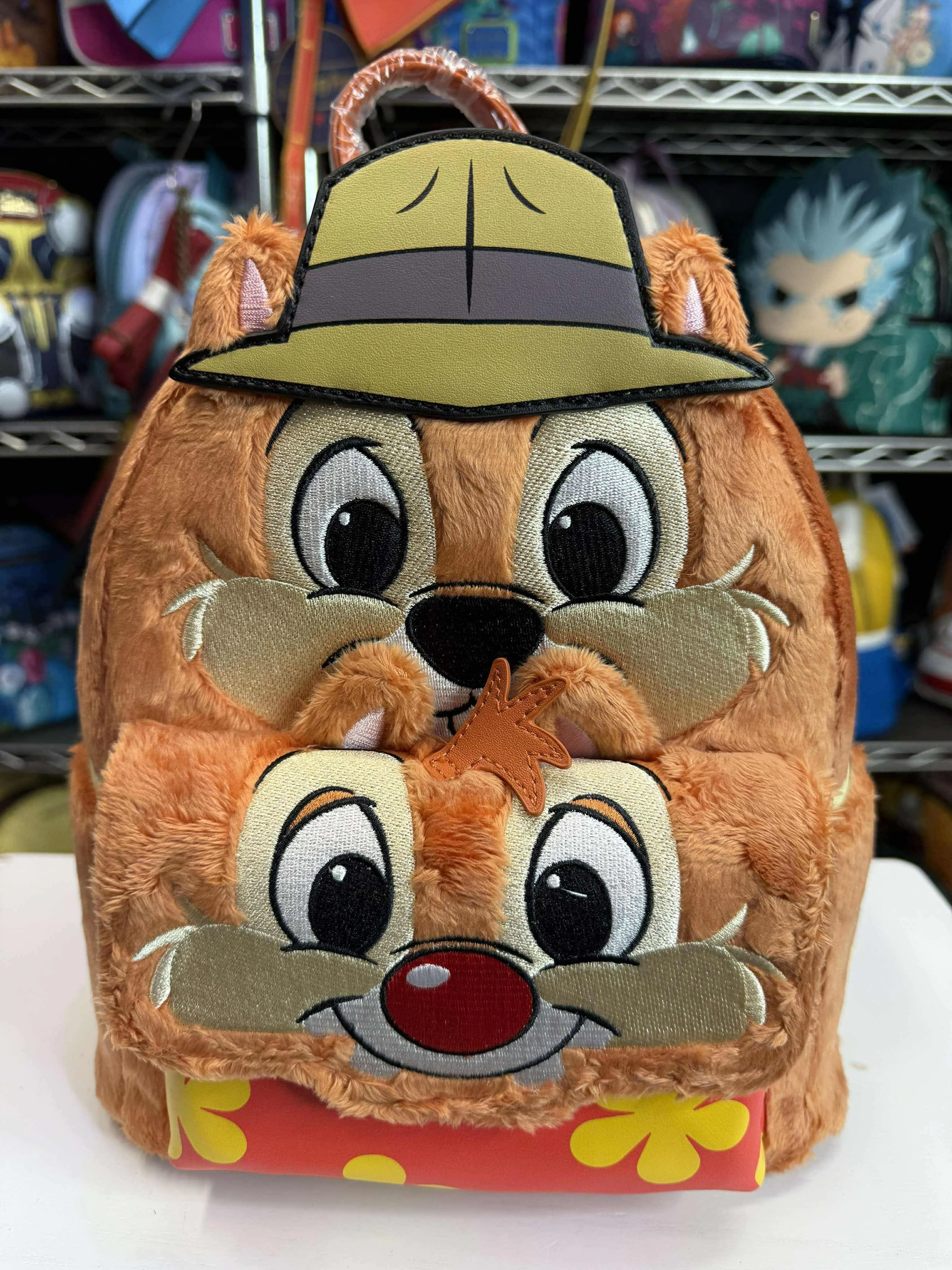 Product image for Loungefly Disney Chip and Dale Rescue Rangers Cosplay Mini Backpack