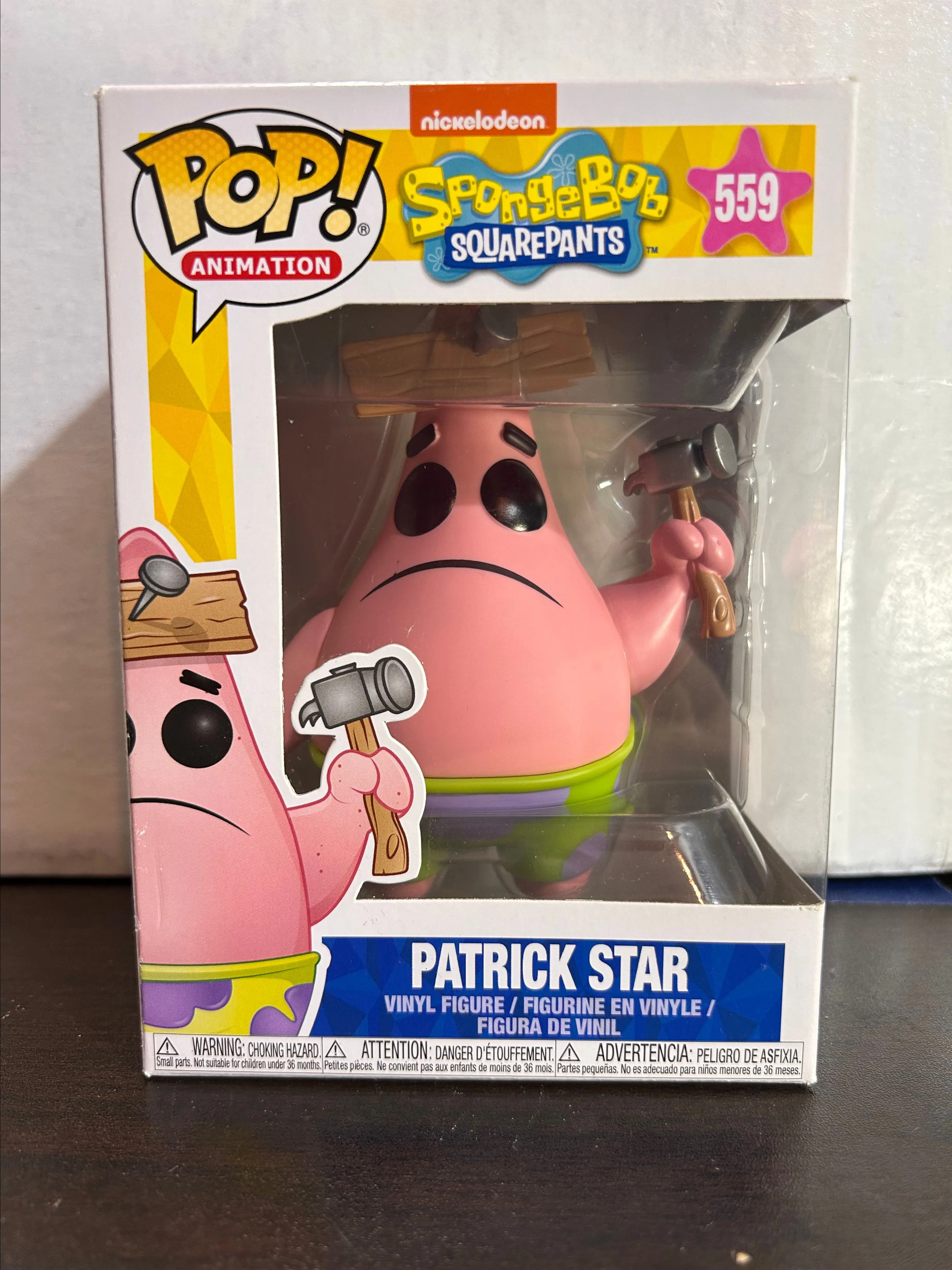 Product image for Patrick Star SpongeBob SquarePants Nickelodeon Animation Funko Pop 559 W Prot