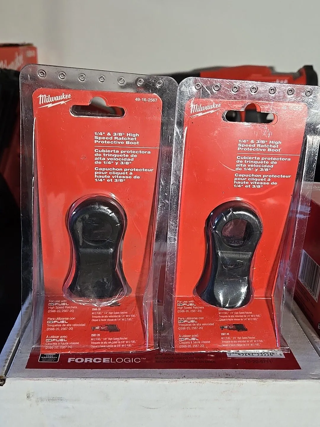 Product image for "2"Milwaukee 49-16-2567 1/4" - 3/8" Durable High Speed Ratchet Protective Boot's