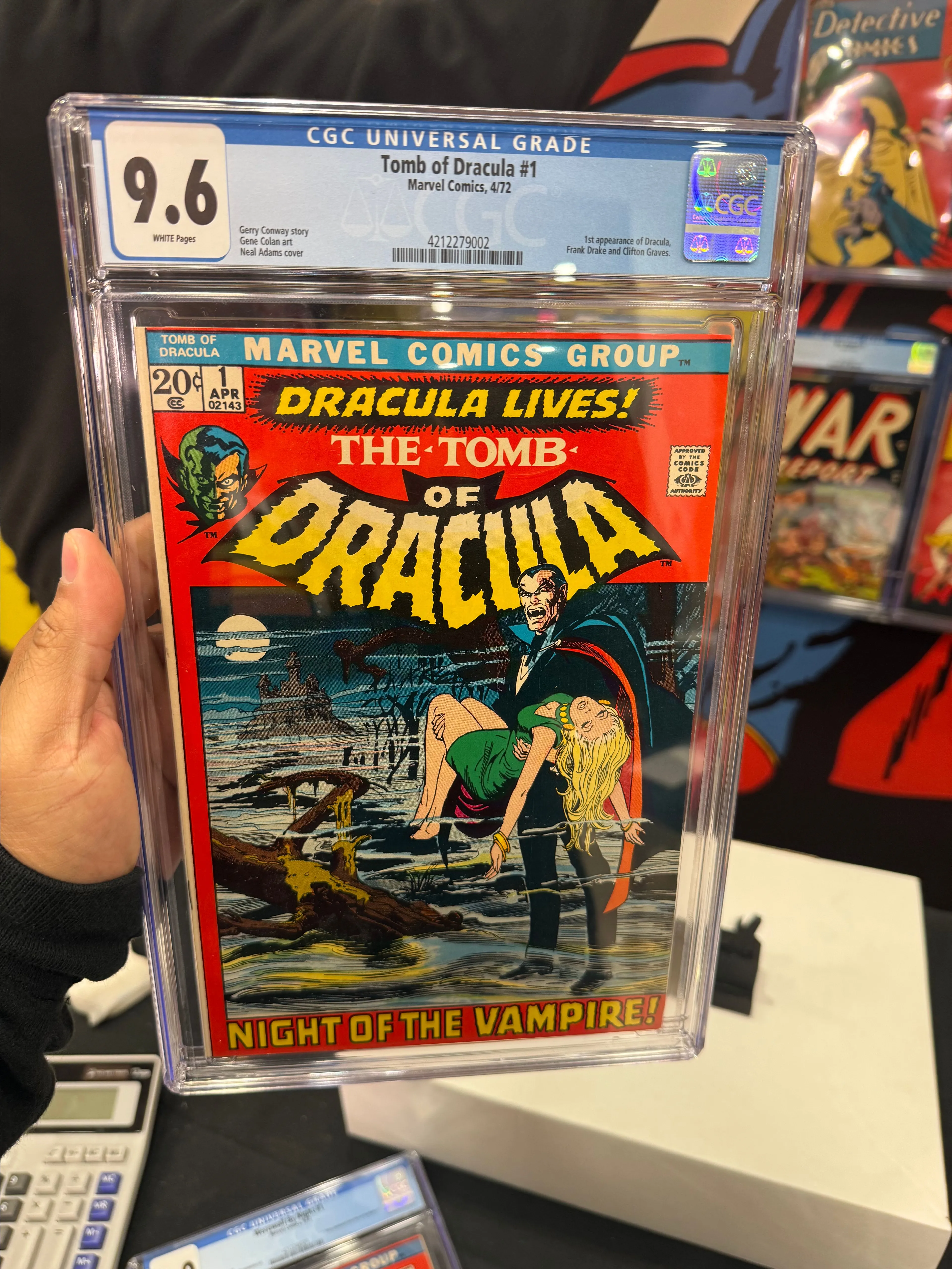 Product image for Tomb of Dracula #1 CGC 9.6