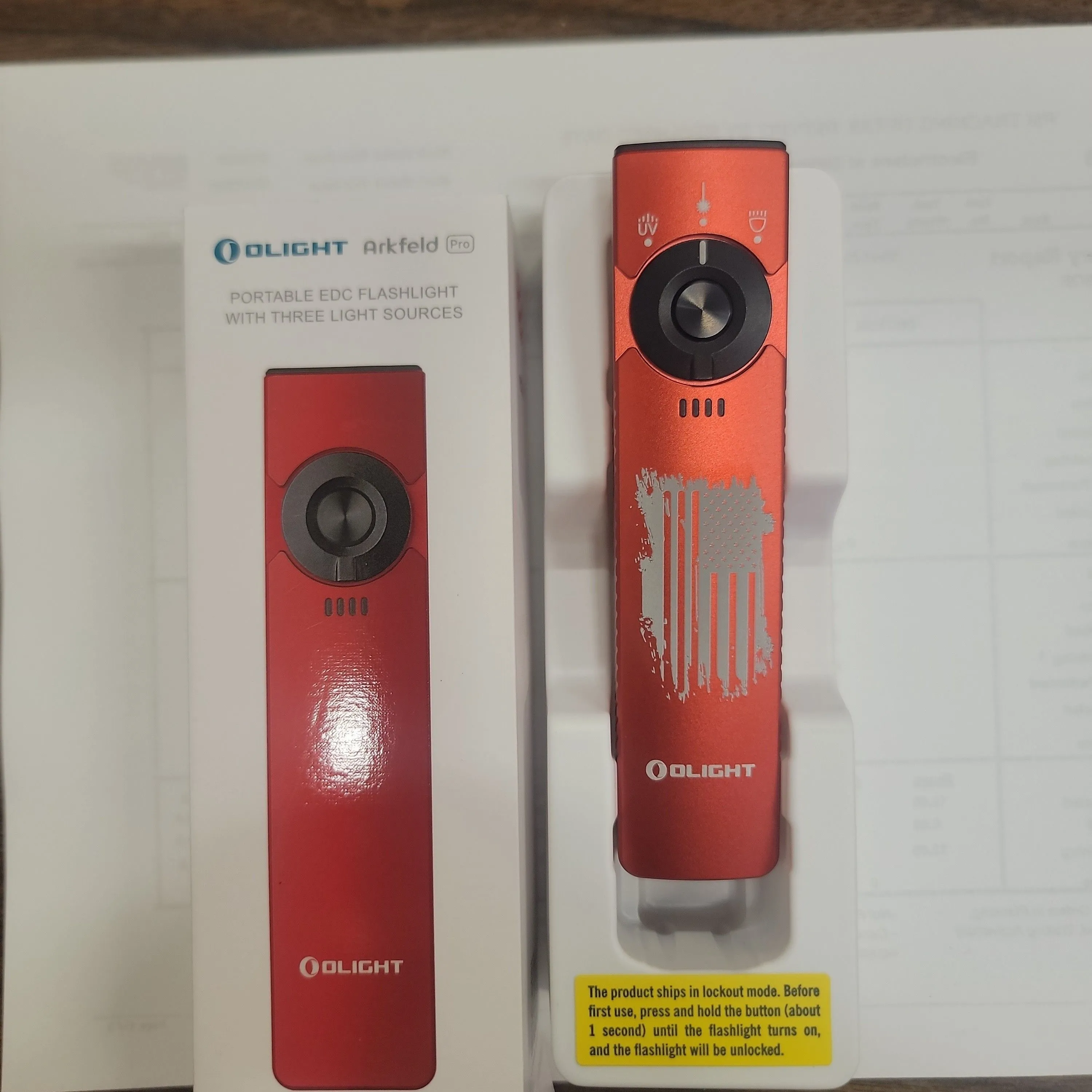Product image for olight arkfeld pro 