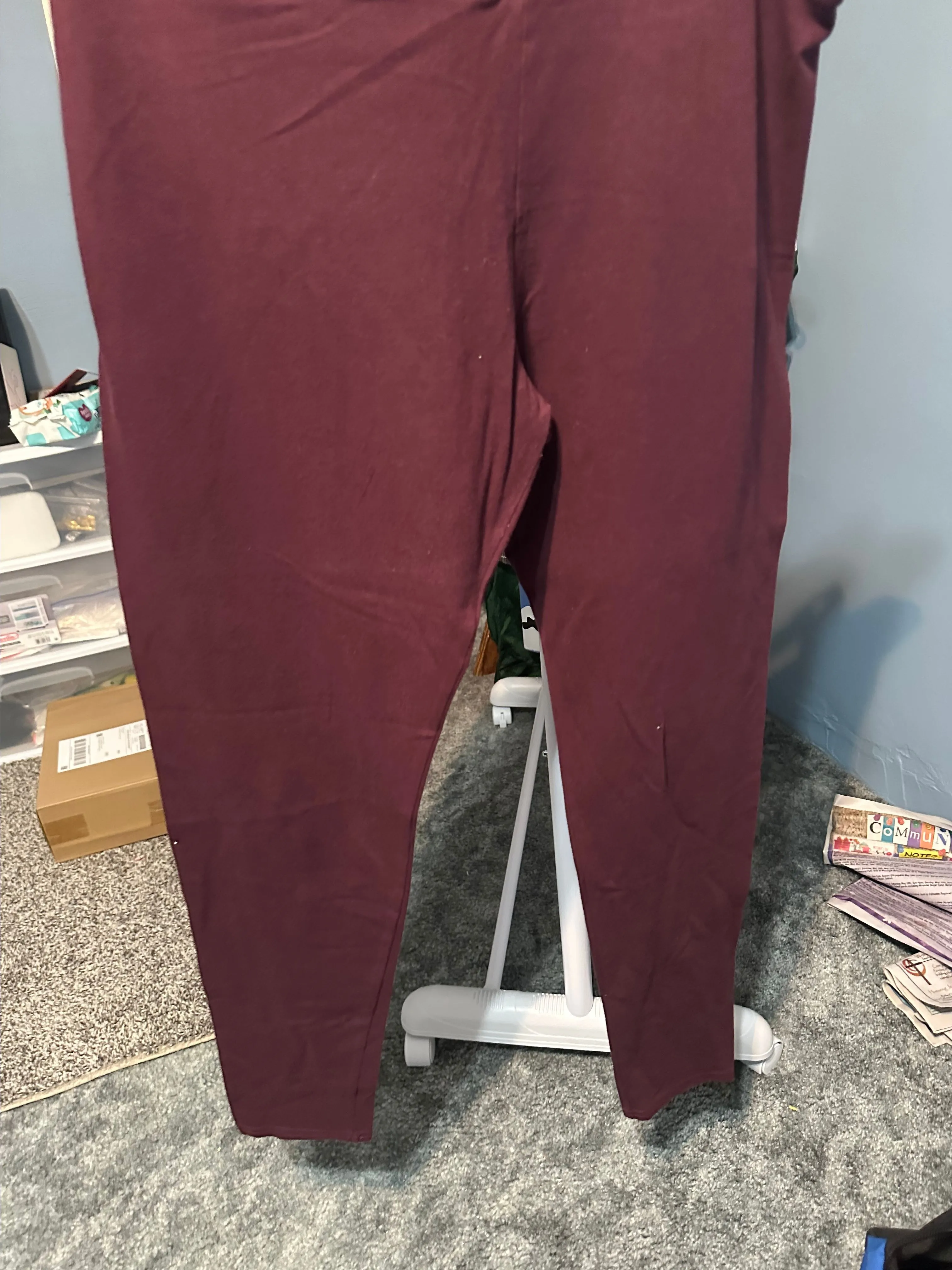 Product image for LC Lauren Conrad Women Maroon Casual Pants XL