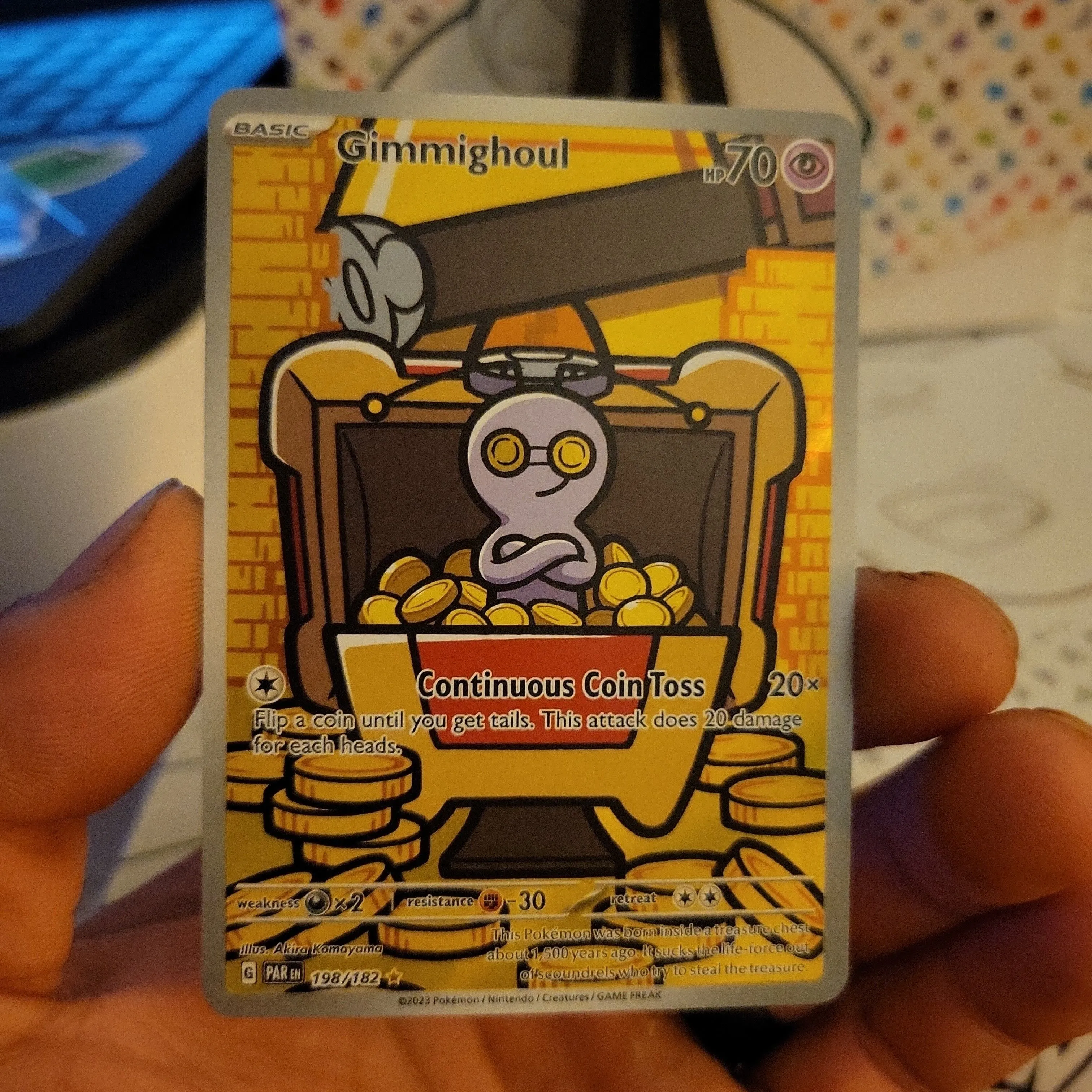 Gimmighoul 198/182, Paradox Rift, Illustration Rare  Whatnot: Shop, Sell,  Connect