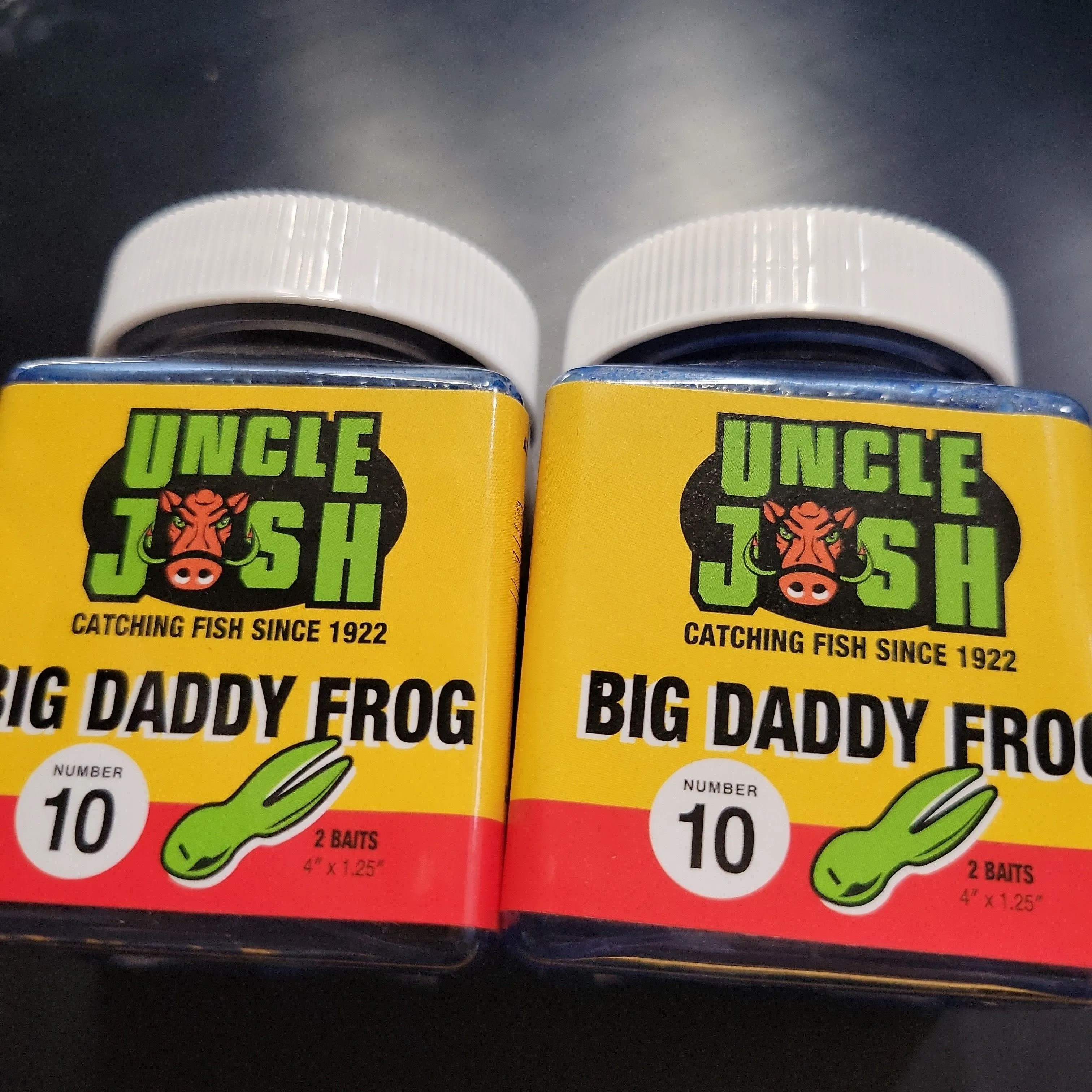 Product image for 2 Brand New Jars #10 Big Daddy Pork Frog Uncle Josh
