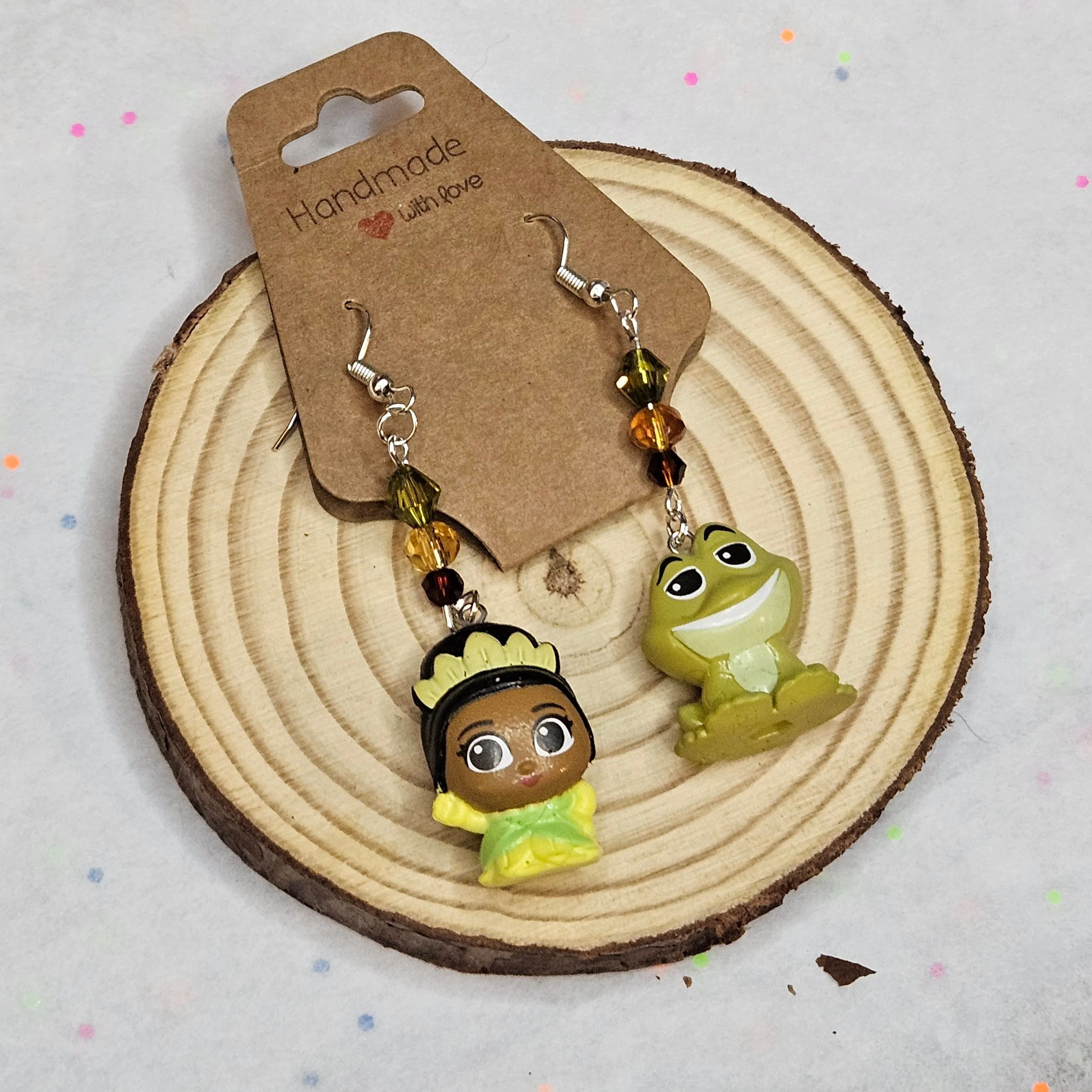 Product image for Earrings- Squishalots Tiana and Frog