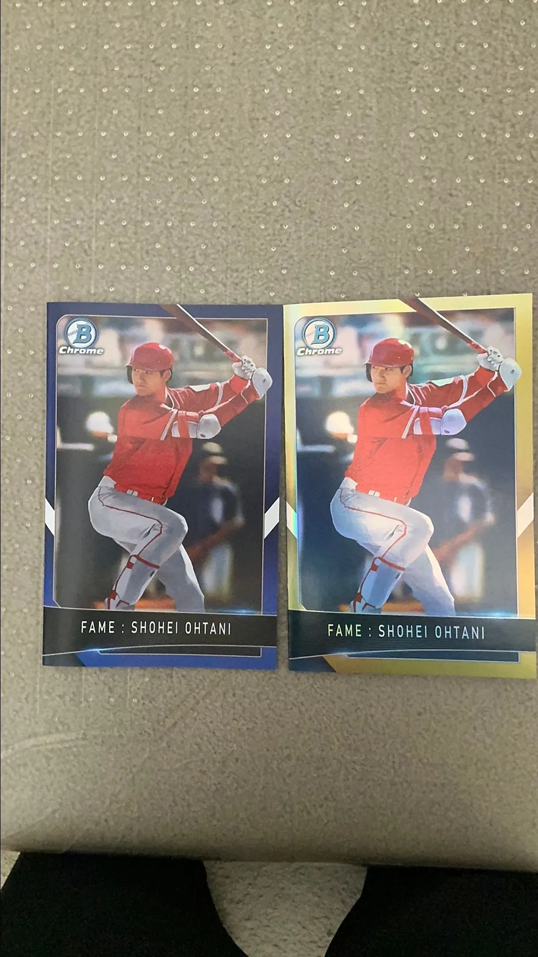Product image for FAME: SHOHEI OHTANI #1 COMIC SET | TOPPS ROOKIE | BLUE & GOLD LTD 150/60 B