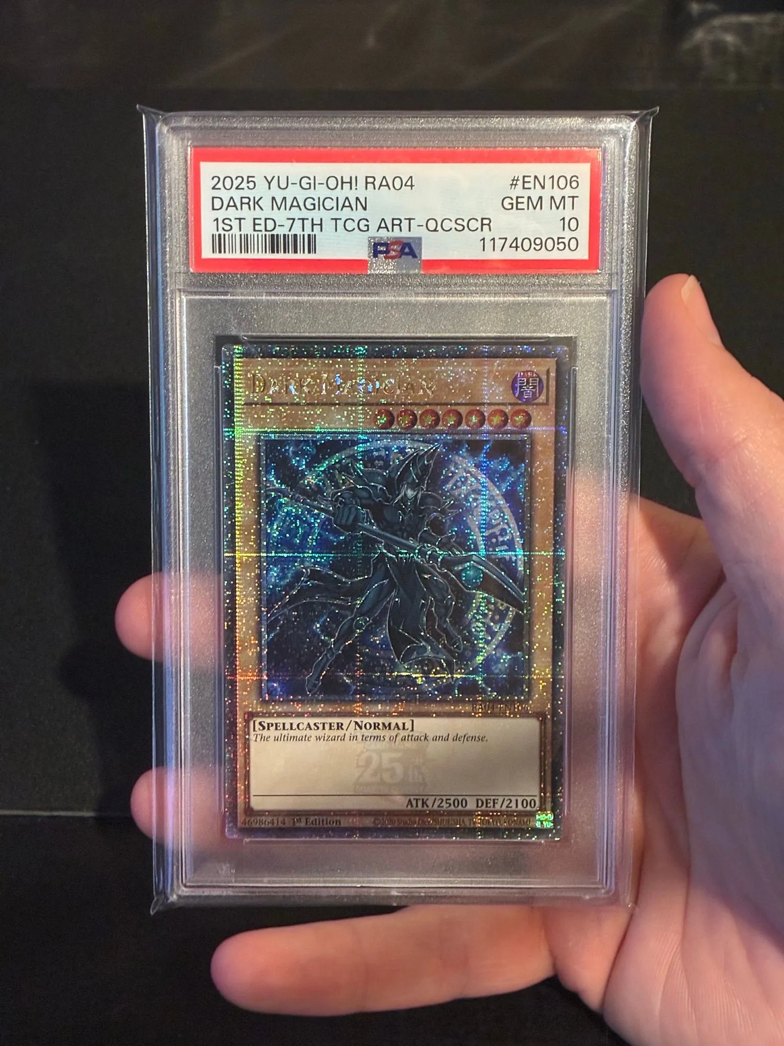 Dark Magician QCR (7th TCG Artwork) RA04 GEM MINT 10  Whatnot: Shop, Sell,  Connect