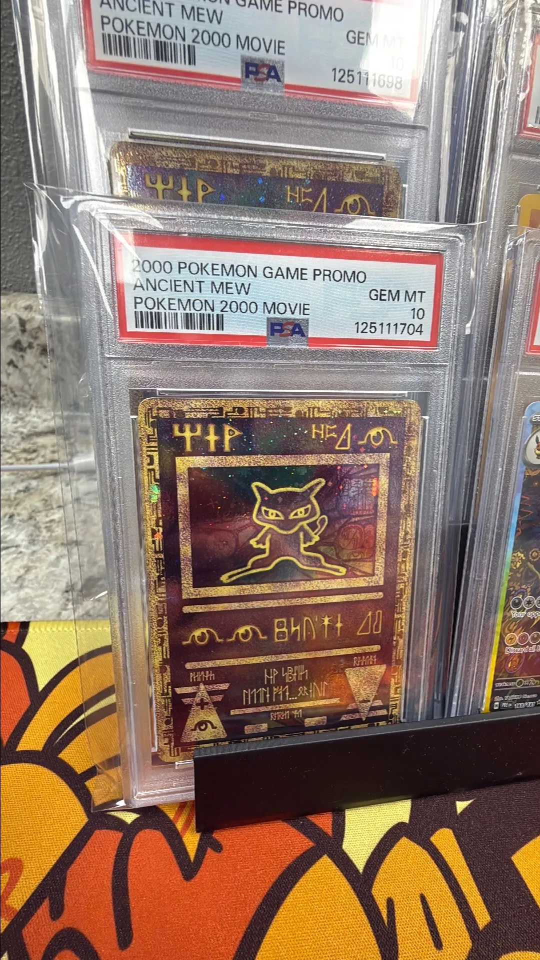 Pokemon Ancient Mew (2000 Movie Promo) Trading Card - Graded PSA 9 MINT  Condition