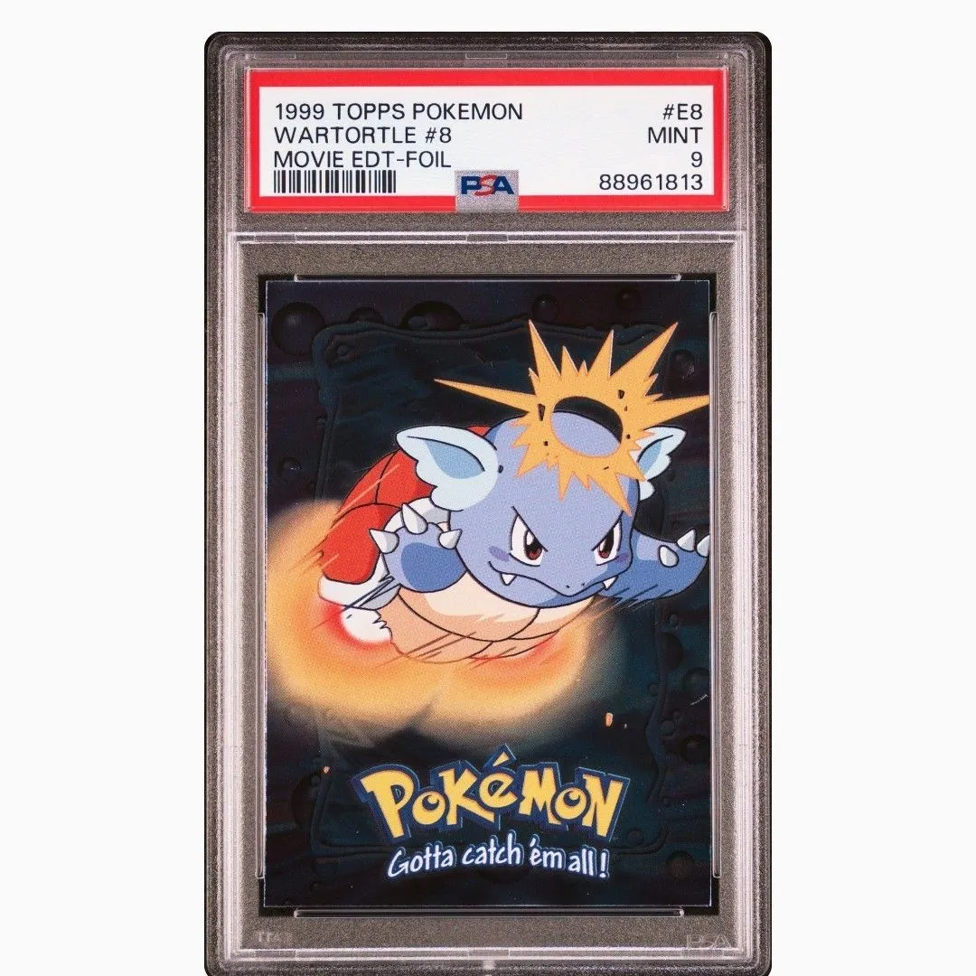 1999 Topps Pokemon The Movie Edt Wartortle #8 Movie Edt-Foil PSA MINT 9   Whatnot: Shop, Sell, Connect