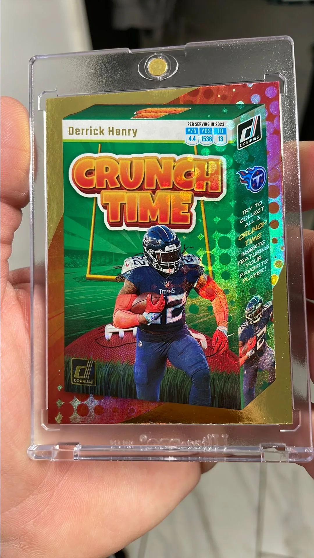 Product image for 2023 Panini Donruss Derrick Henry Crunch Time