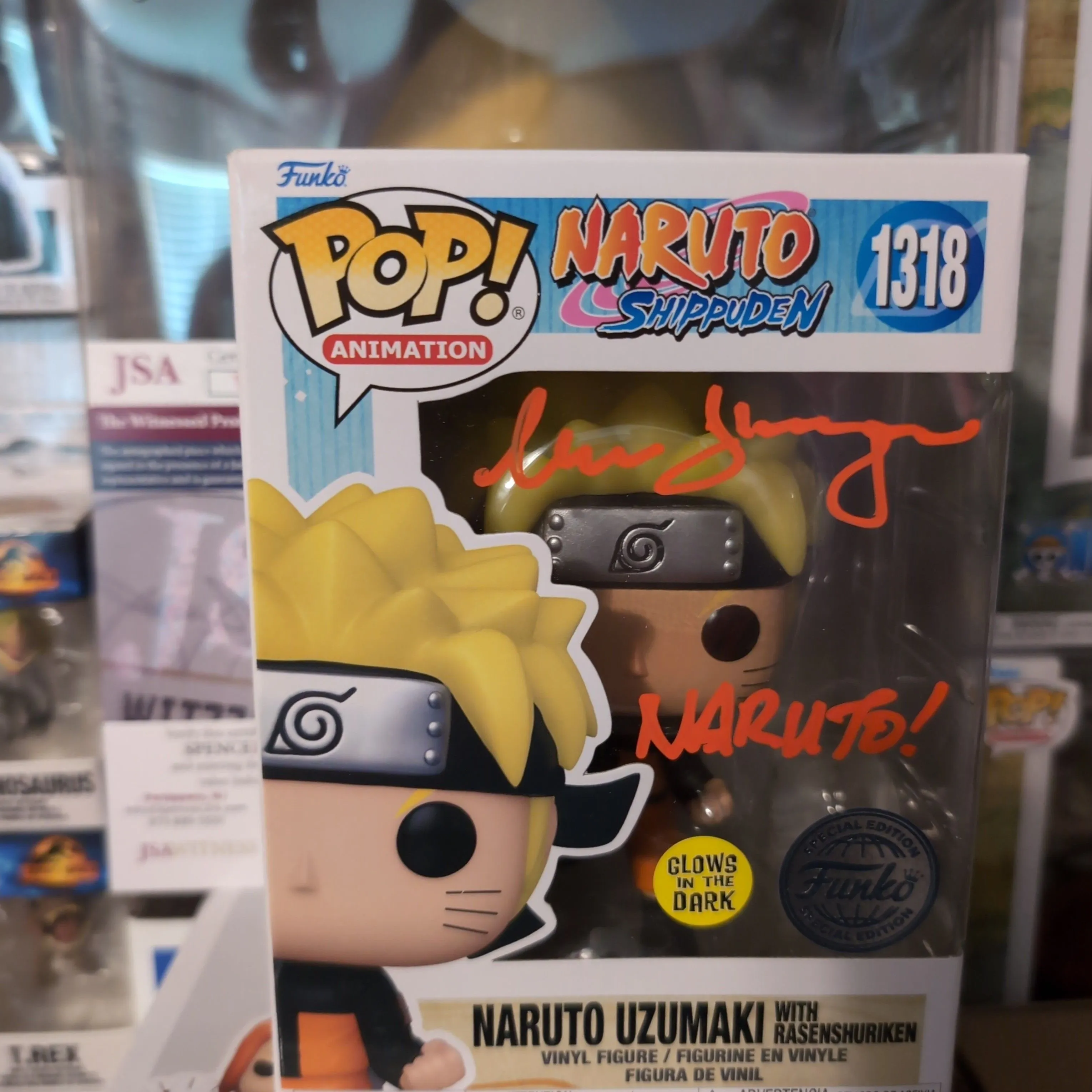 Product image for Naruto Uzumaki Autographed