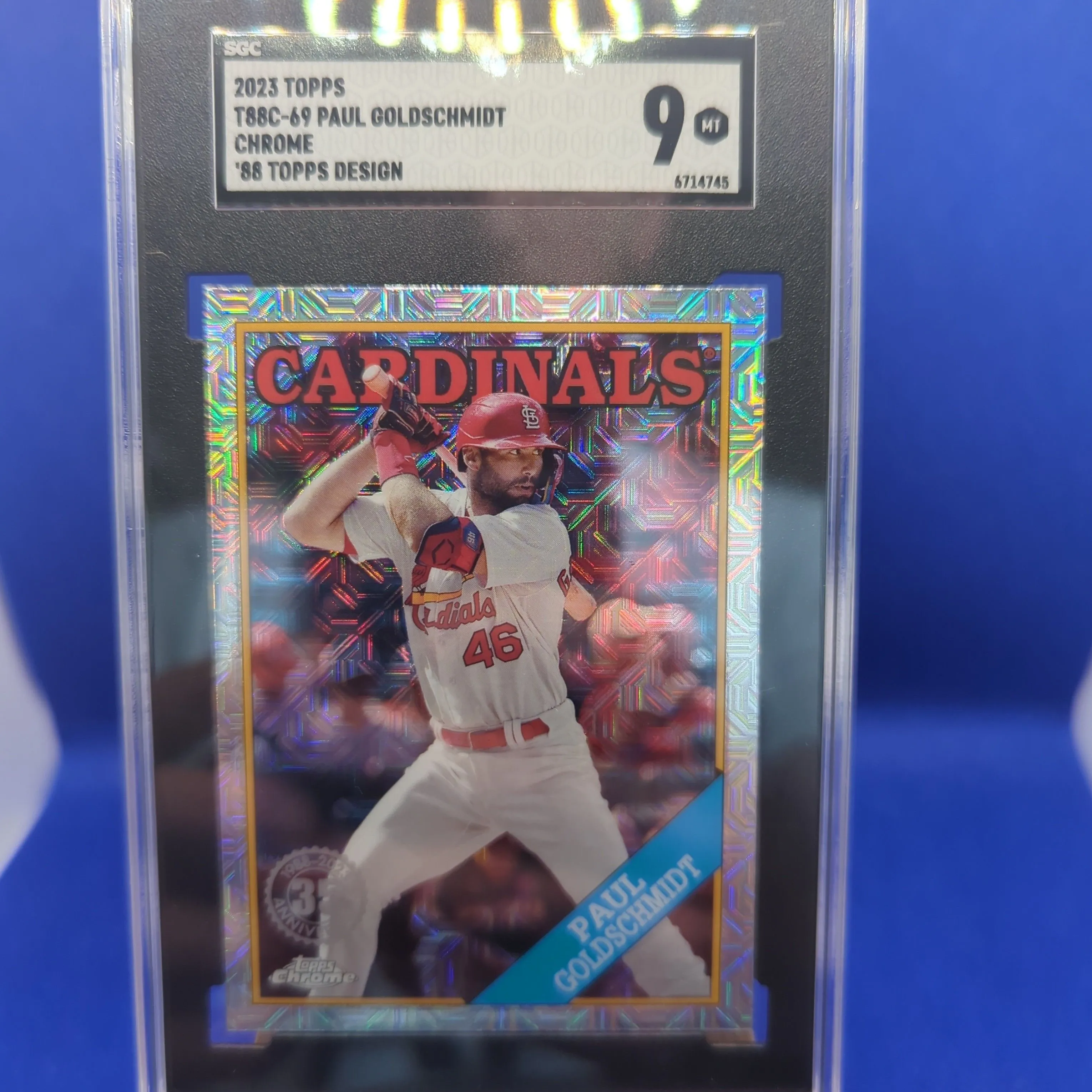 Product image for 2023 Topps Paul Goldschmidt SGC Chrome '88 Topps 9