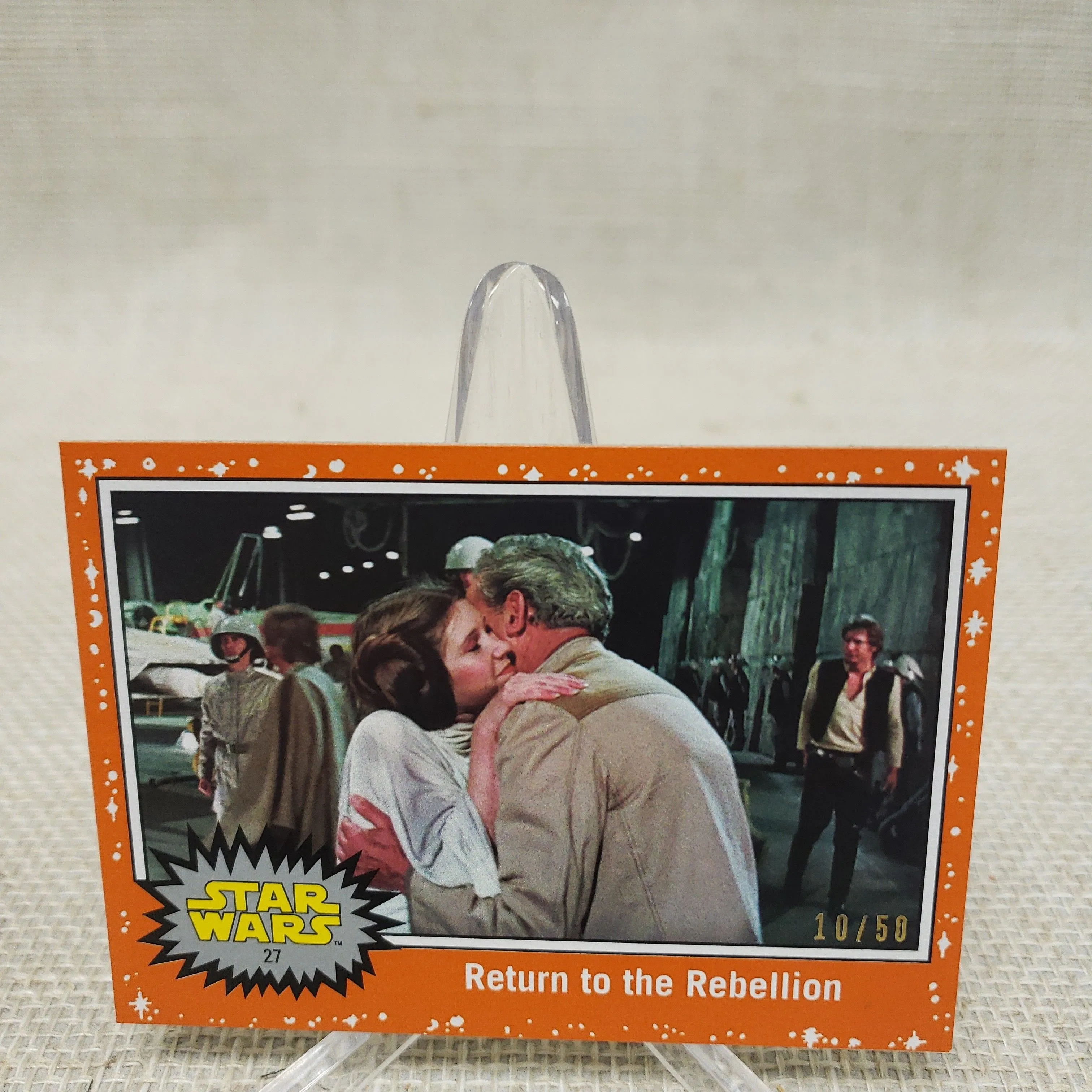 Product image for Topps Star Wars #27 Return to the Rebellion 10/50